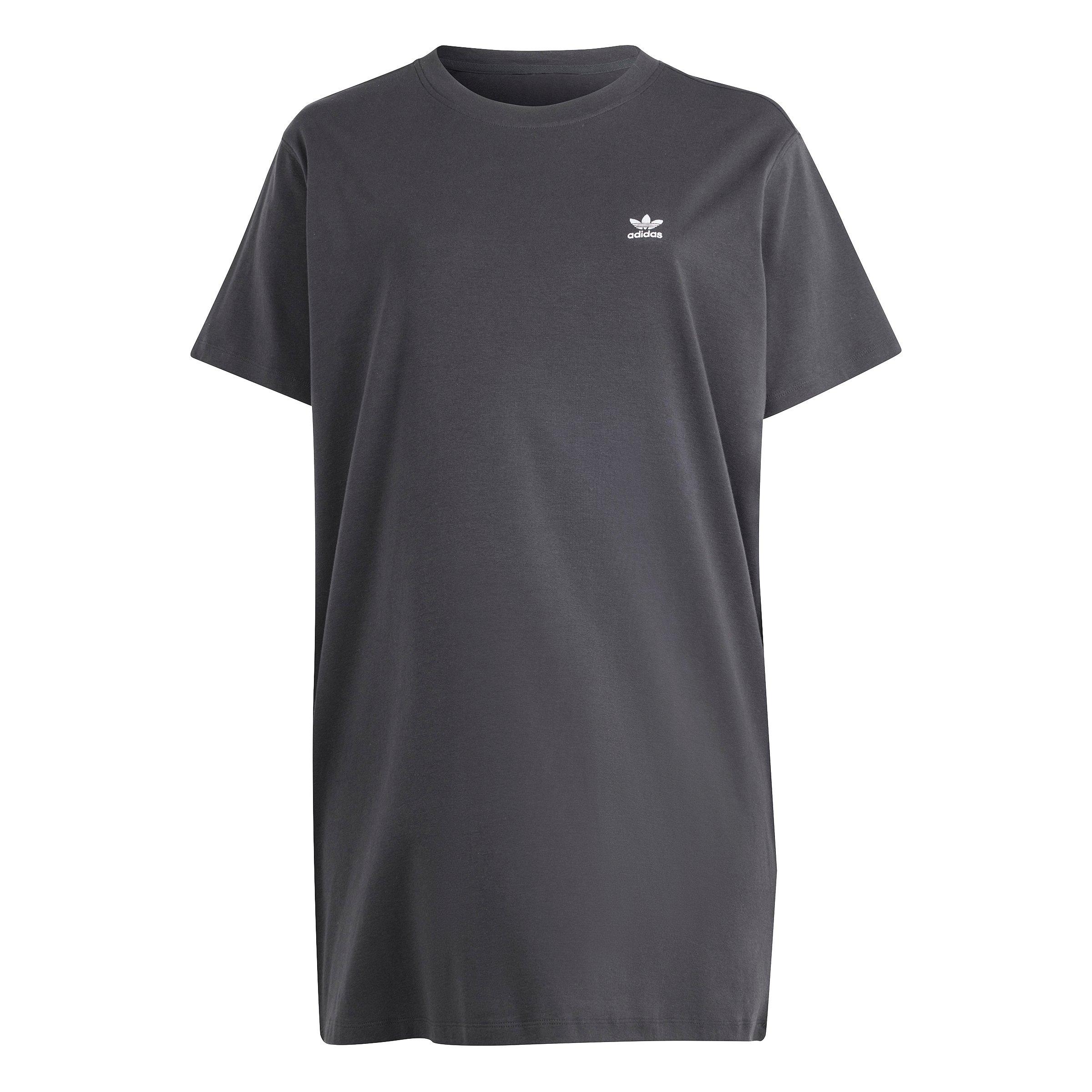 adidas Originals Women's Adicolor Trefoil Dress -Black - BLACK Thumbnail View 6