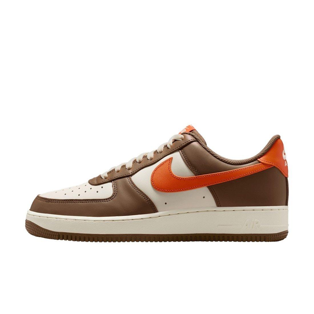 Nike Air Force 1 '07 "Mosswood Brown/Coconut Milk/Campfire Orange" Men's Shoe - BROWN/MILK/ORANGE Thumbnail View 2