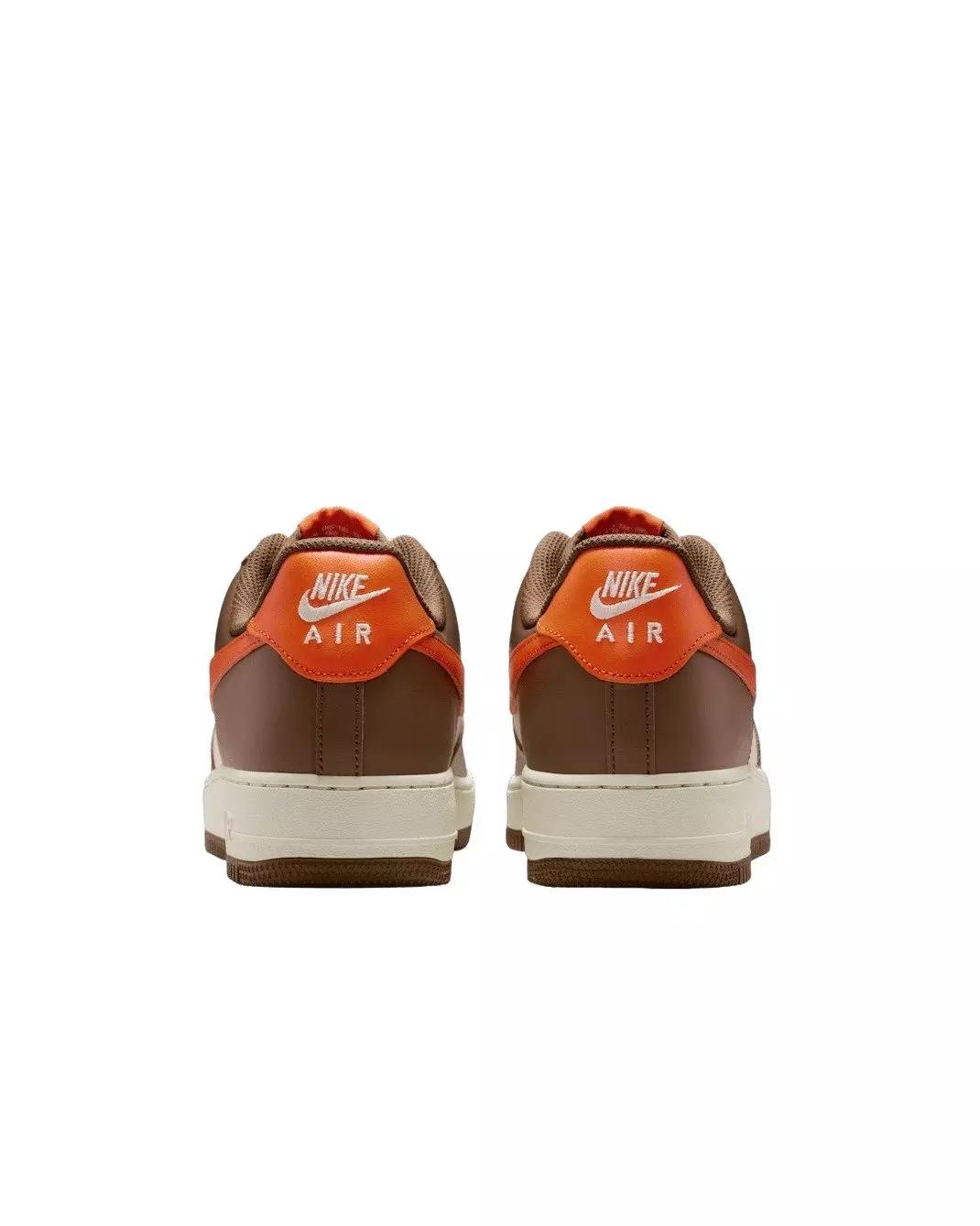 Nike Air Force 1 '07 "Mosswood Brown/Coconut Milk/Campfire Orange" Men's Shoe - BROWN/MILK/ORANGE
