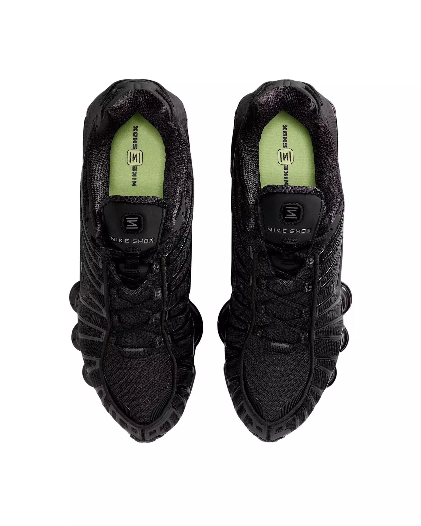 Nike Shox TL "Black/Metallic Silver/Light Lemon Twist/Multi-Color" Men's Shoe - BLACK/SILVER/LT LEMON/MULTICOLOR