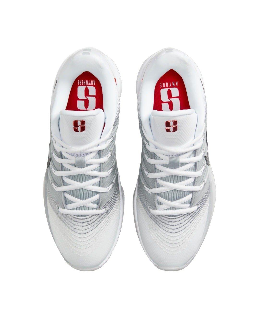 Nike Sabrina 3 "Me Vs. Me" "White/Wolf Grey/Photon Dust/Metallic Dark Grey" Men's Basketball Shoe - WHITE/GREY Thumbnail View 3