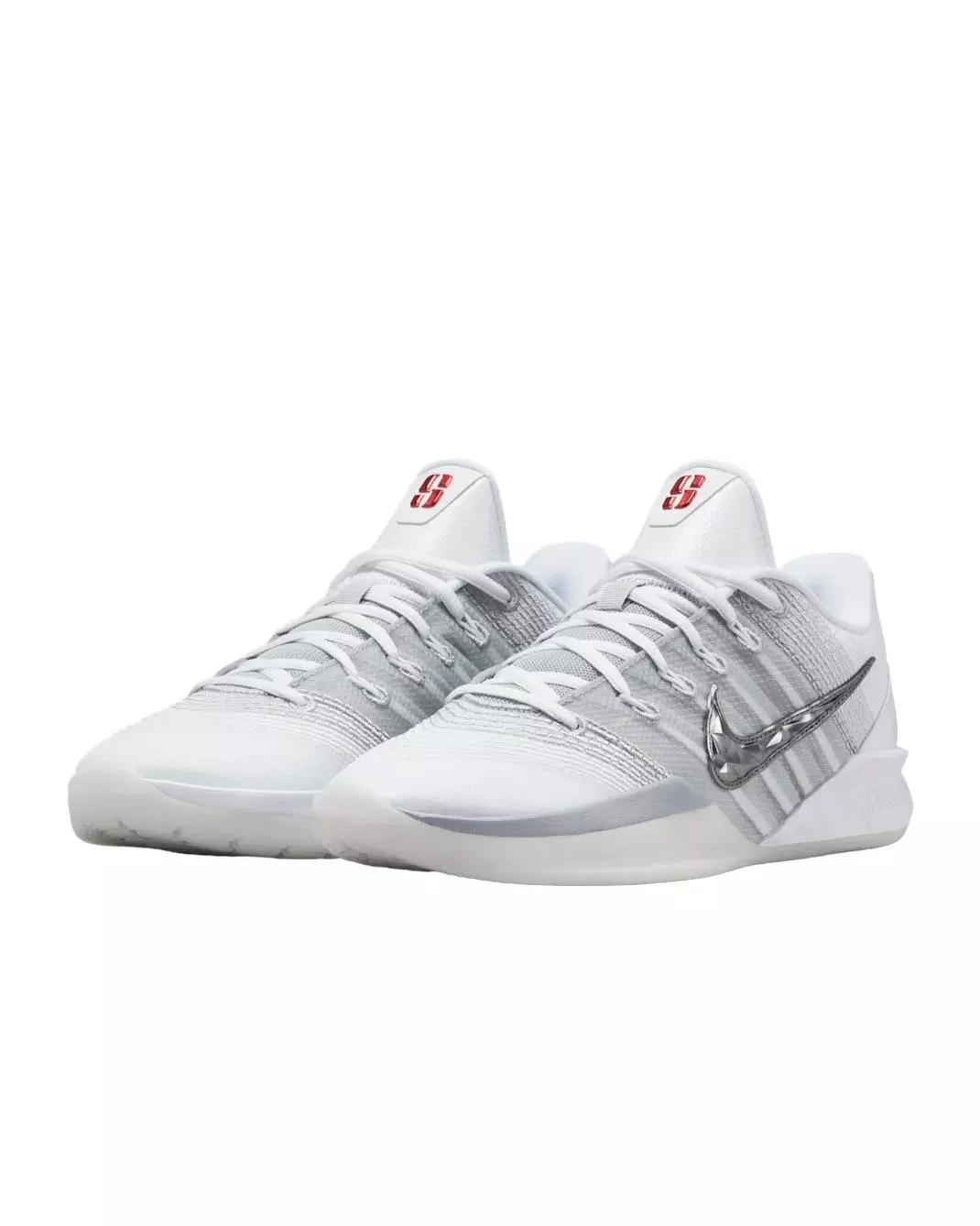 Nike Sabrina 3 "Me Vs. Me" "White/Wolf Grey/Photon Dust/Metallic Dark Grey" Men's Basketball Shoe - WHITE/GREY
