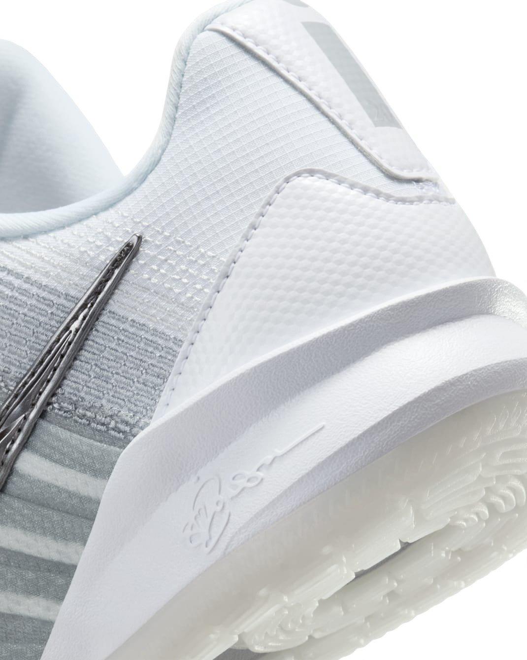 Nike Sabrina 3 "Me Vs. Me" "White/Wolf Grey/Photon Dust/Metallic Dark Grey" Men's Basketball Shoe - WHITE/GREY Thumbnail View 7