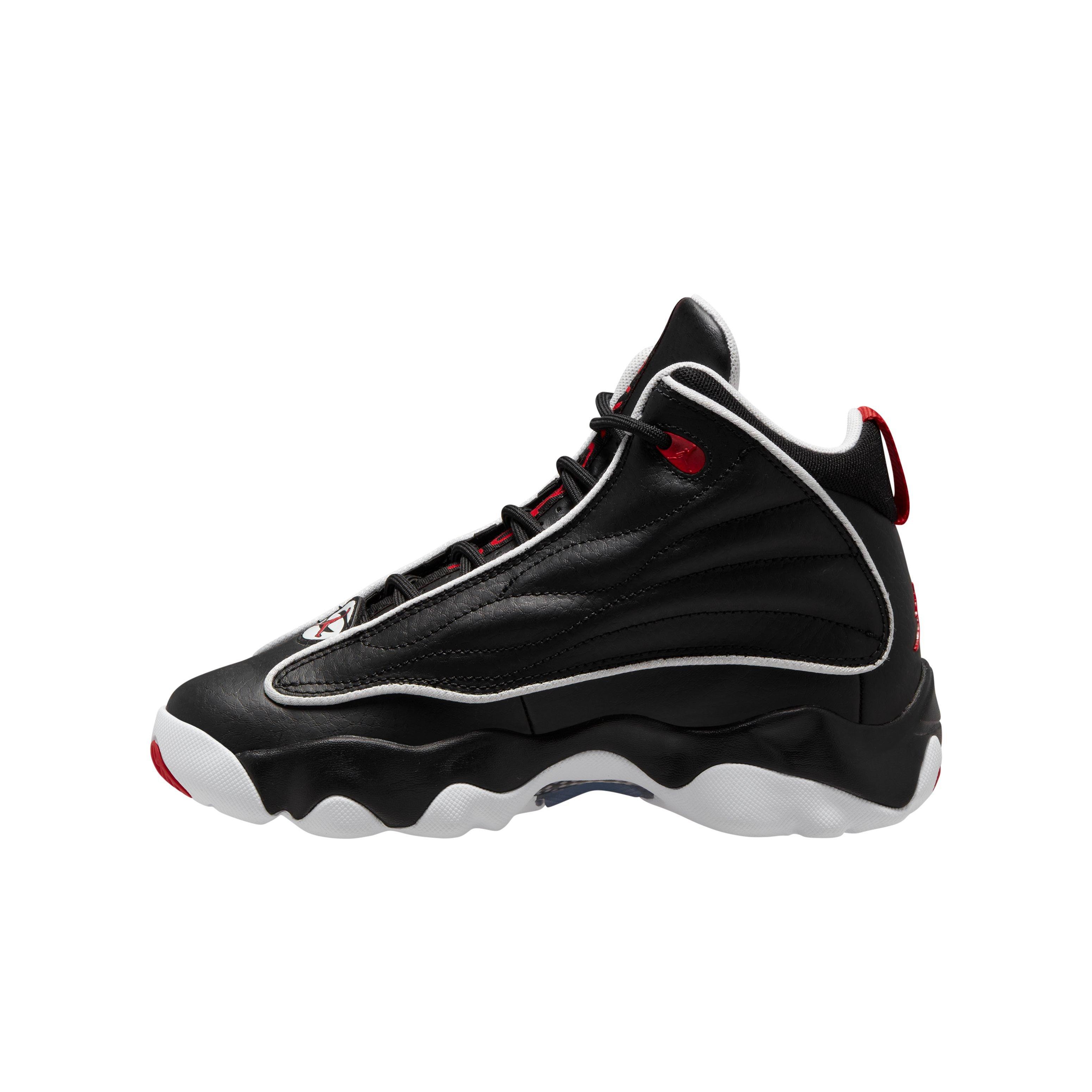 Jordan Pro Strong "Black/University Red/White" Grade School Boys' Shoe - BLACK/RED/WHITE Thumbnail View 2