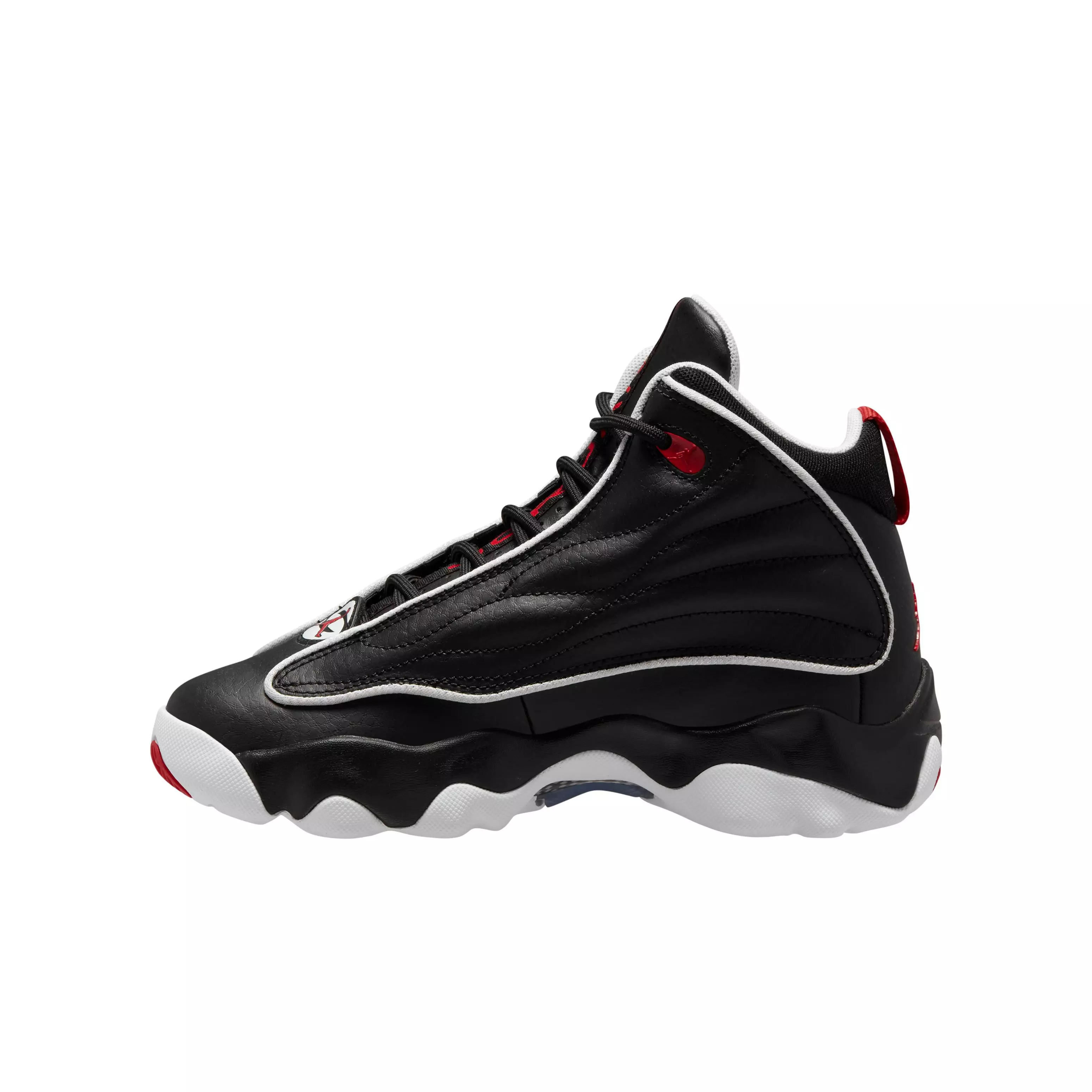 Jordan Pro Strong "Black/University Red/White" Grade School Boys' Shoe - BLACK/RED/WHITE