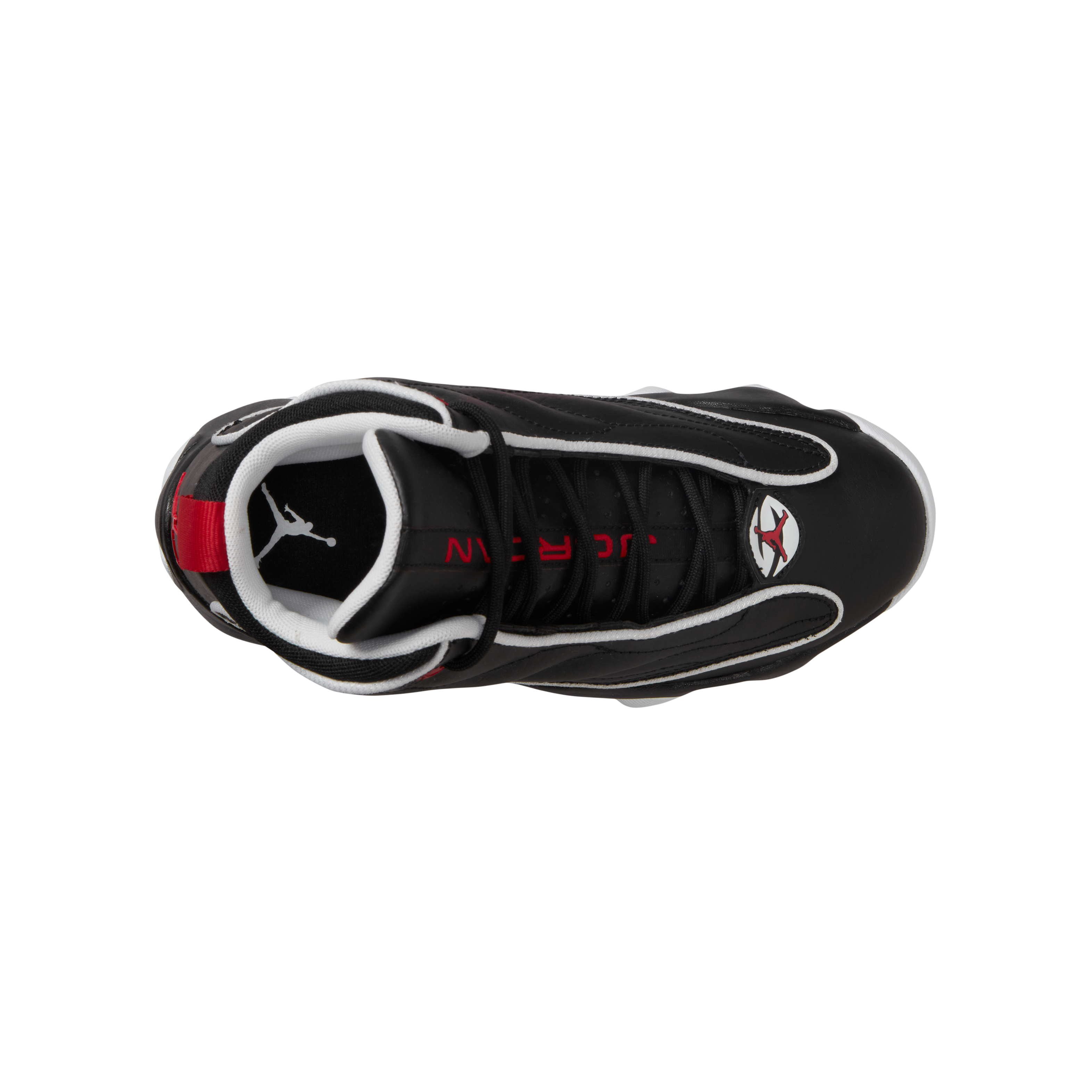 Jordan Pro Strong "Black/University Red/White" Grade School Boys' Shoe - BLACK/RED/WHITE Thumbnail View 3