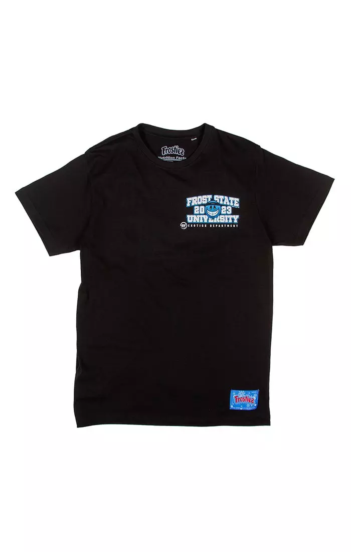 Frostiez Men's FSU Short Sleeve T-Shirt - Black - BLACK