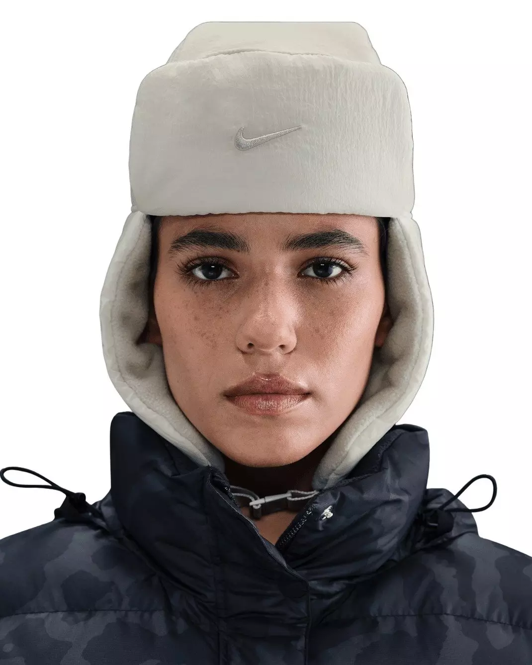 Nike Fly Unstructured Puffer Trapper Cap - GREY