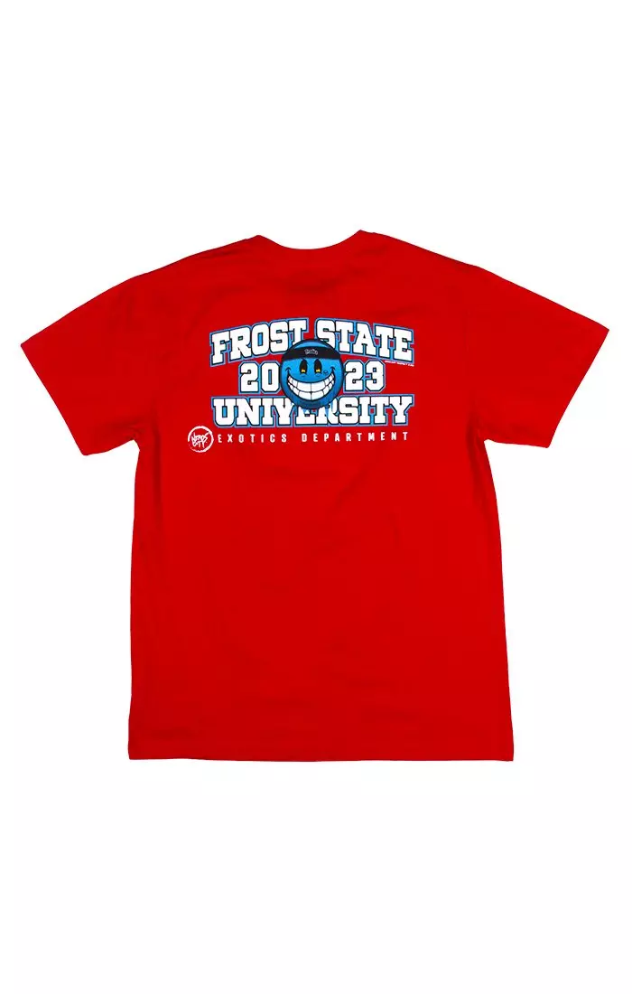 Frostiez Men's FSU Short Sleeve T-Shirt - Red - RED