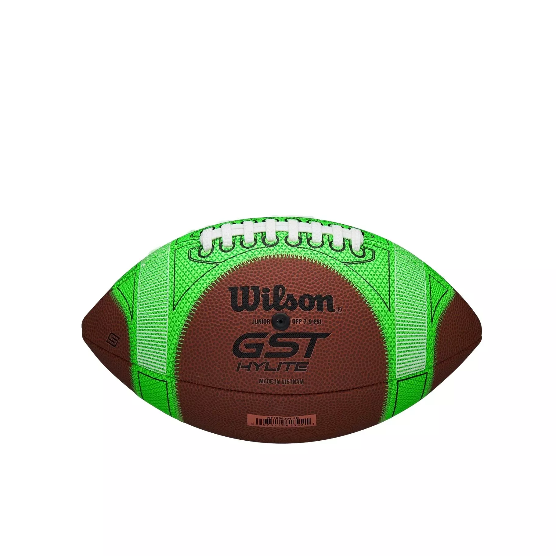 Wilson Kids' GST Speedskin Hylite Junior Football-Brown - BROWN