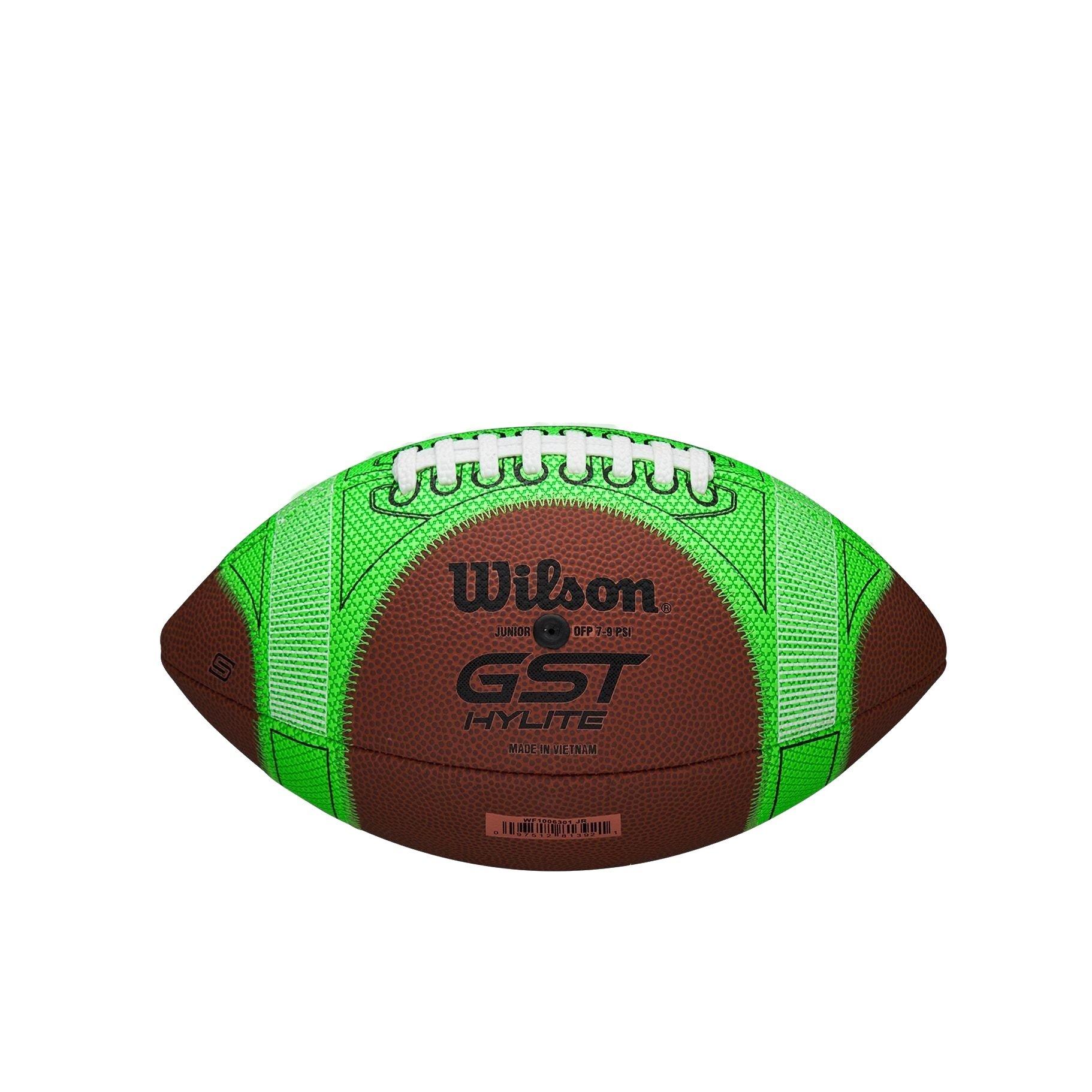 Wilson Kids' GST Speedskin Hylite Pee Wee Football-Brown