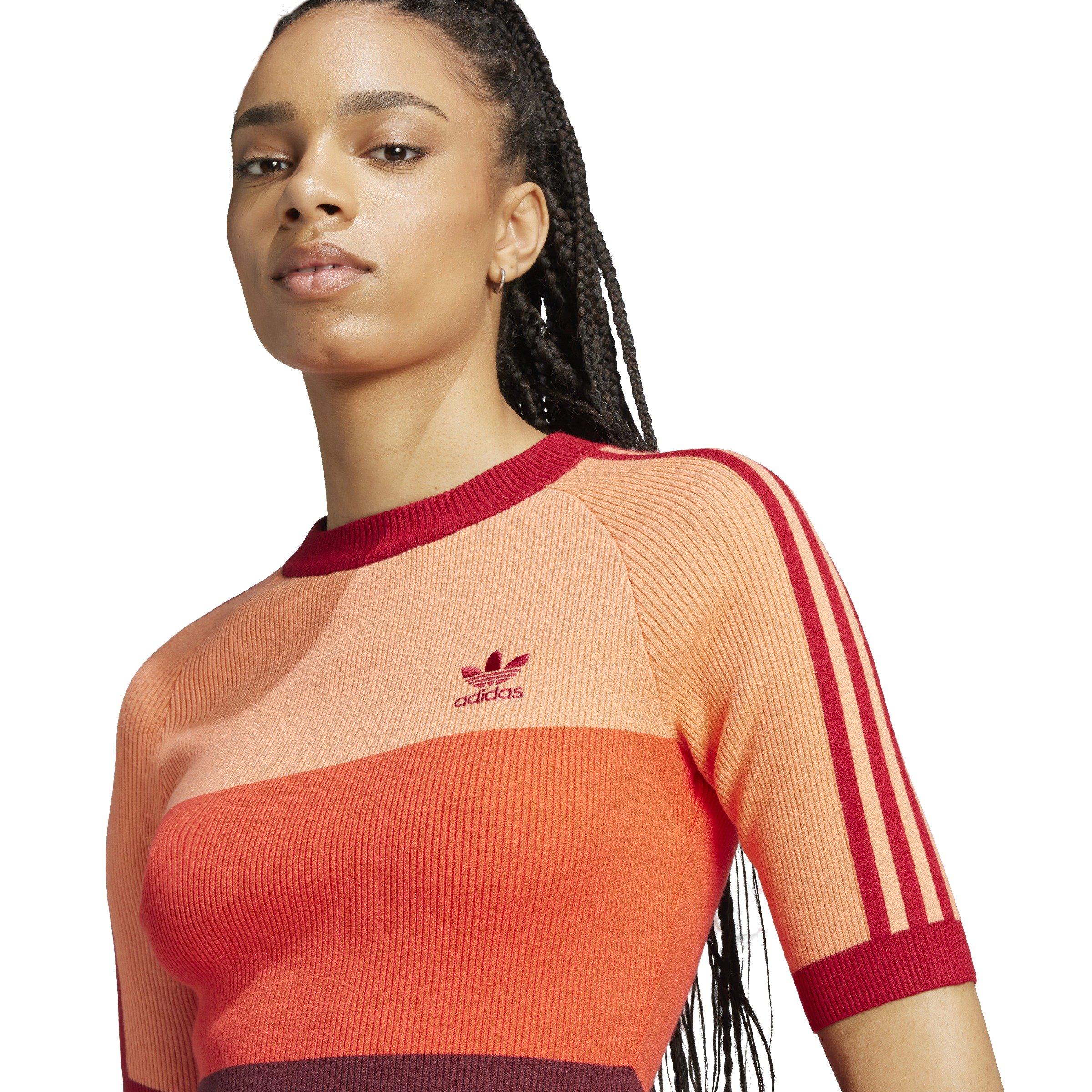 adidas Originals Women's x KSENIASCHNAIDER Knitted Dress -Orange