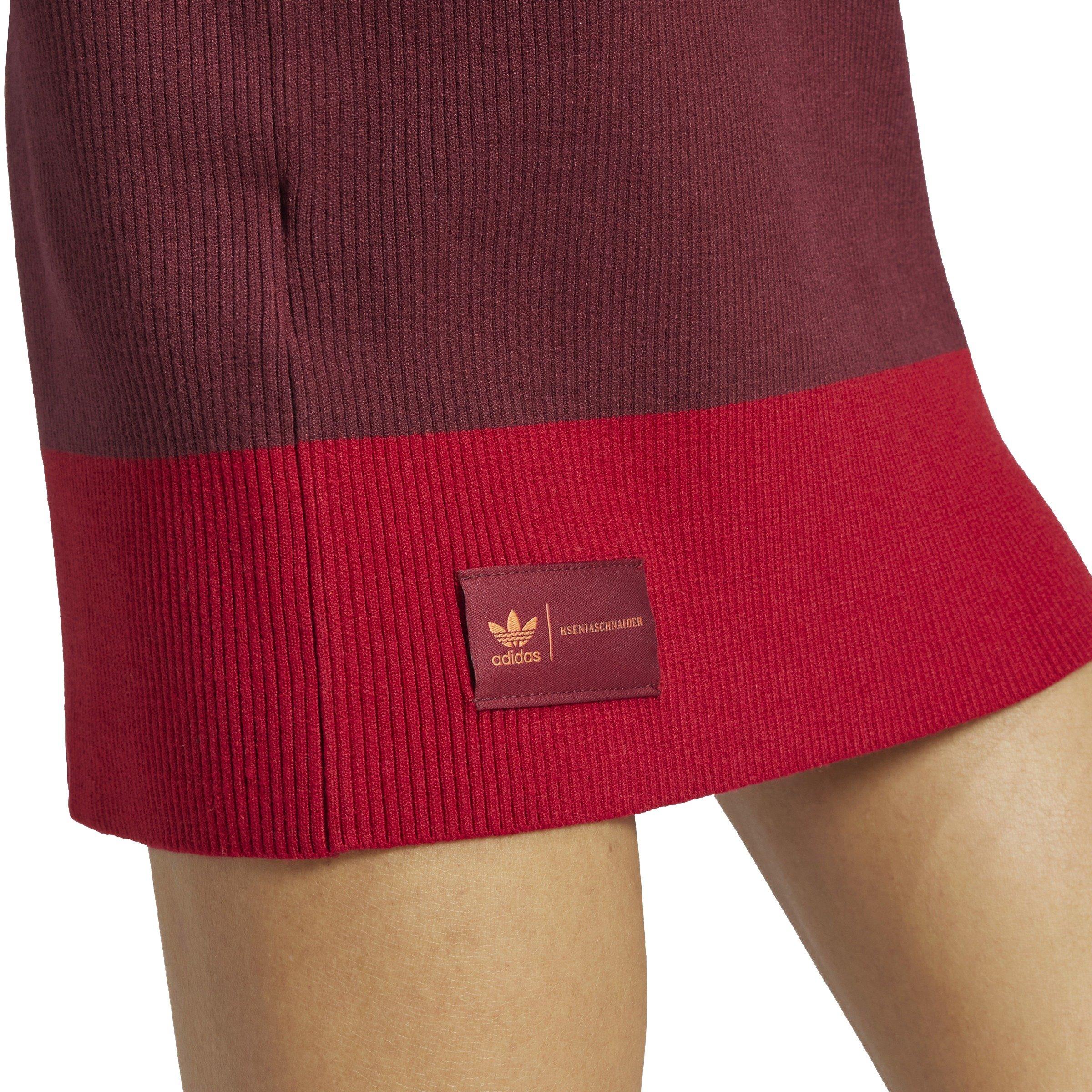 adidas Originals Women's x KSENIASCHNAIDER Knitted Dress -Orange