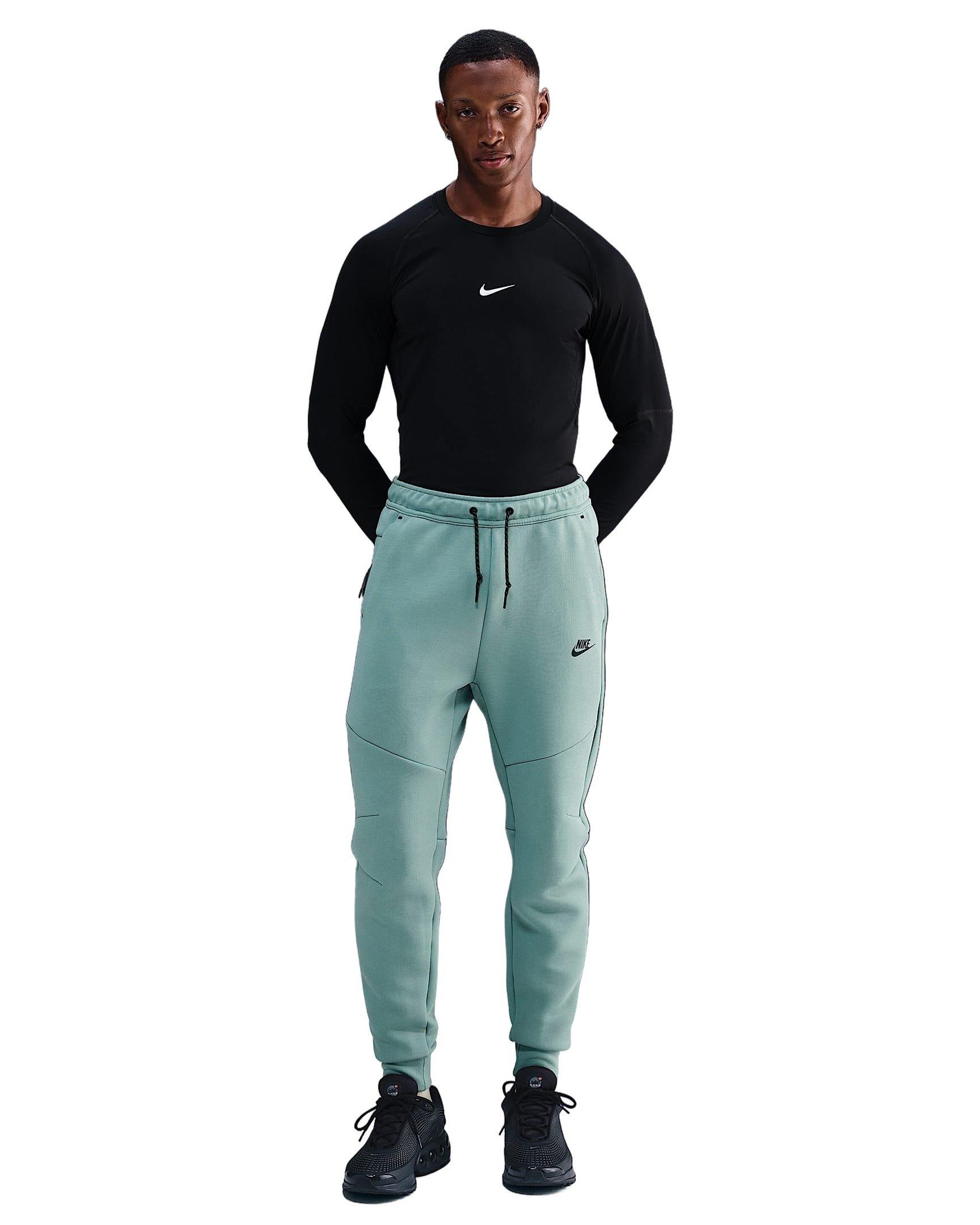 Nike Men's Tech Fleece Joggers - GREEN Thumbnail View 1