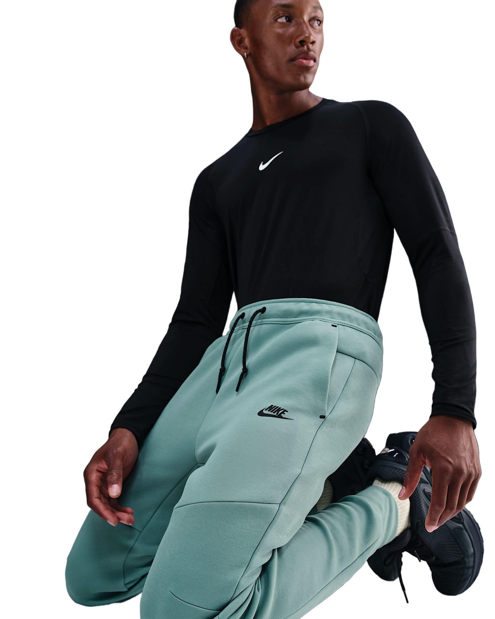 Nike Men's Tech Fleece Joggers - GREEN Thumbnail View 5