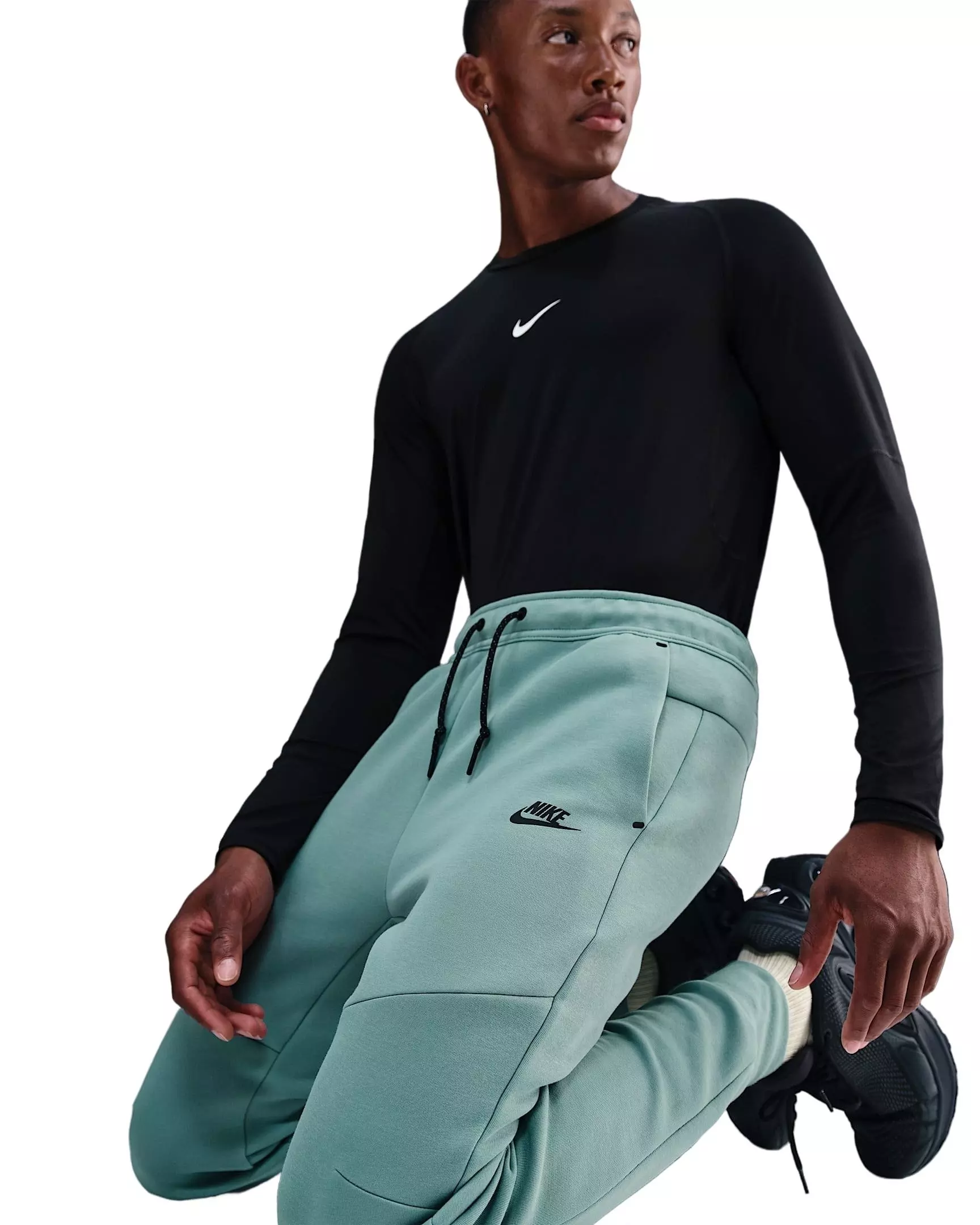 Nike Men's Tech Fleece Joggers - GREEN