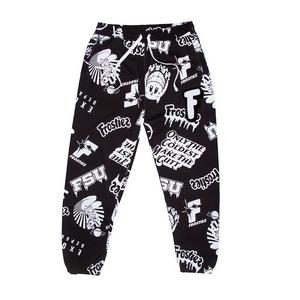 Frostiez Men's The Coldest Sweatpants - Black/White - BLACK/WHITE