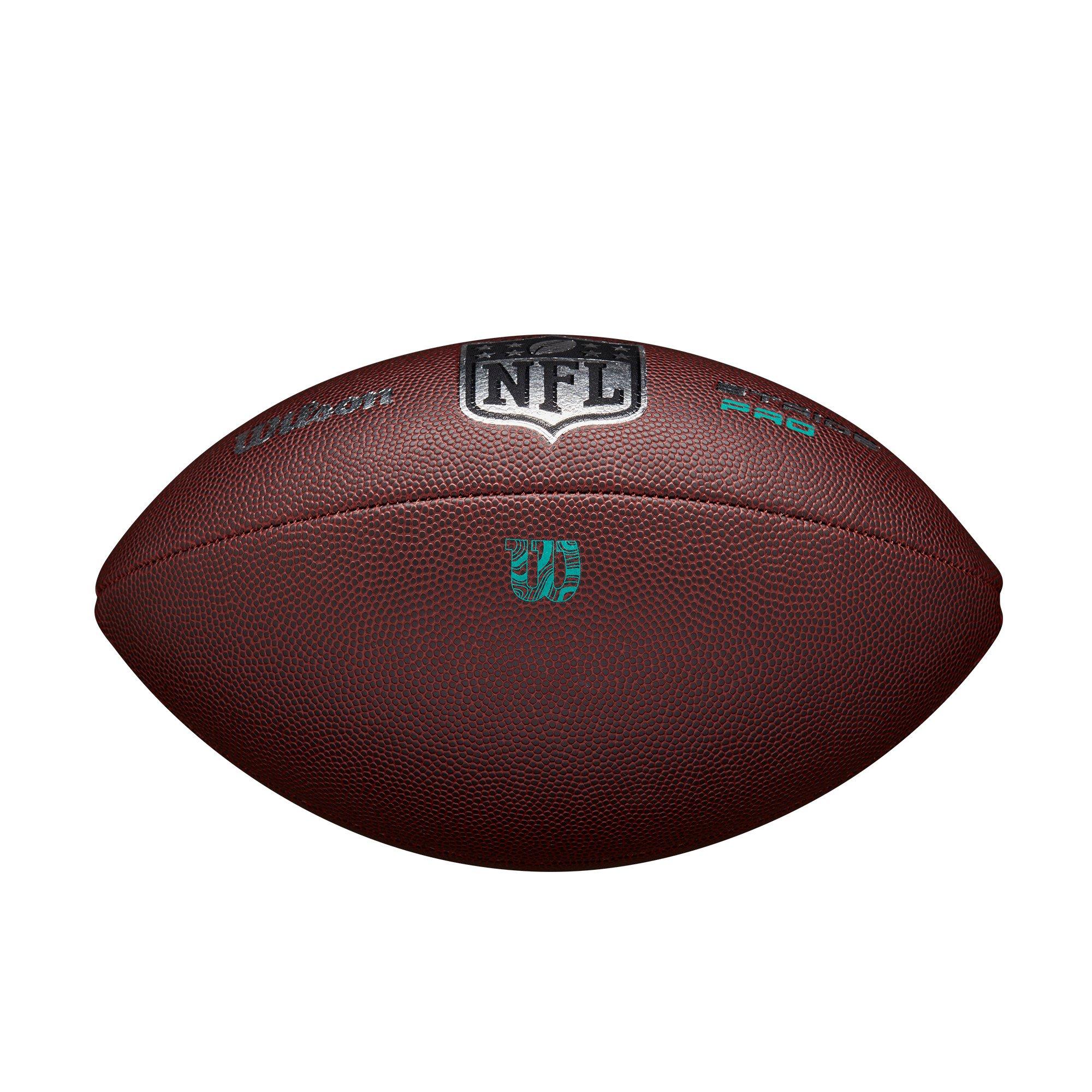 Wilson Kids' NFL Stride Pro Gen Eco Junior Football-Brown