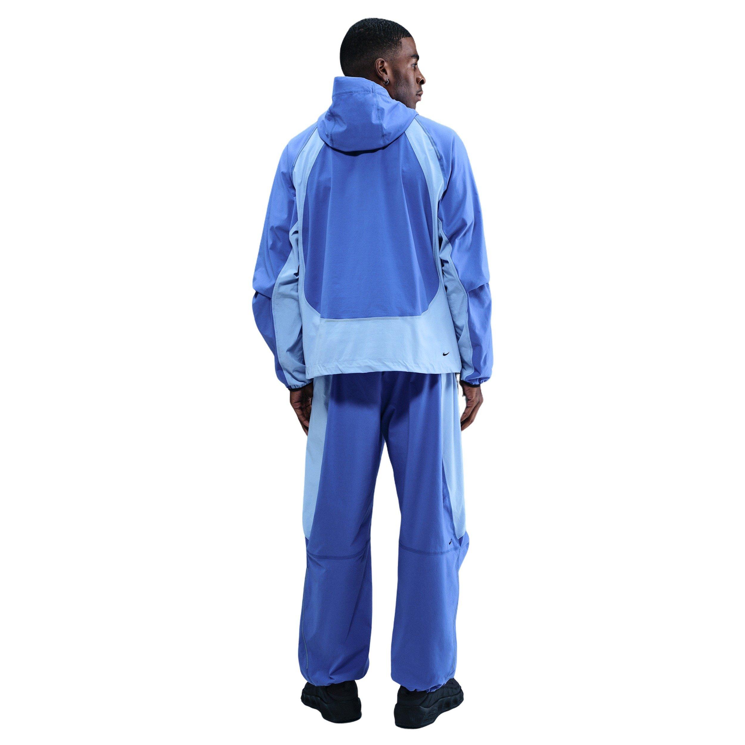 Nike Men's Tech Dri-FIT Woven Color-Block Oversized Pants - BLUE Thumbnail View 6