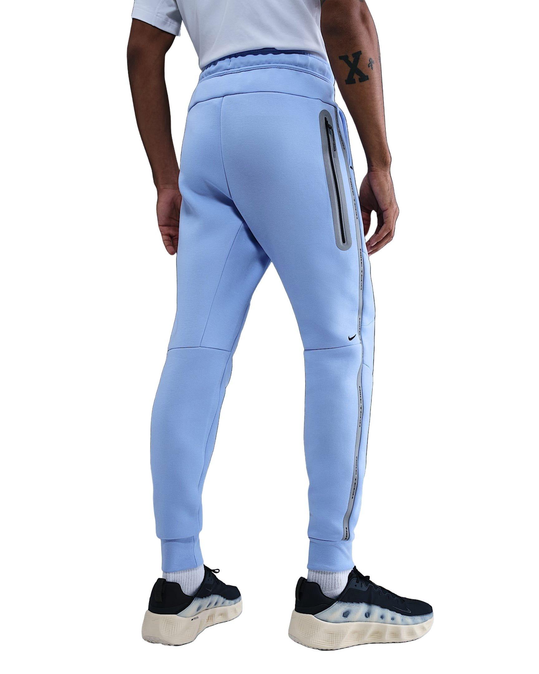 Nike Men's Tech Fleece Joggers with Reflective Accents - BLUE Thumbnail View 4