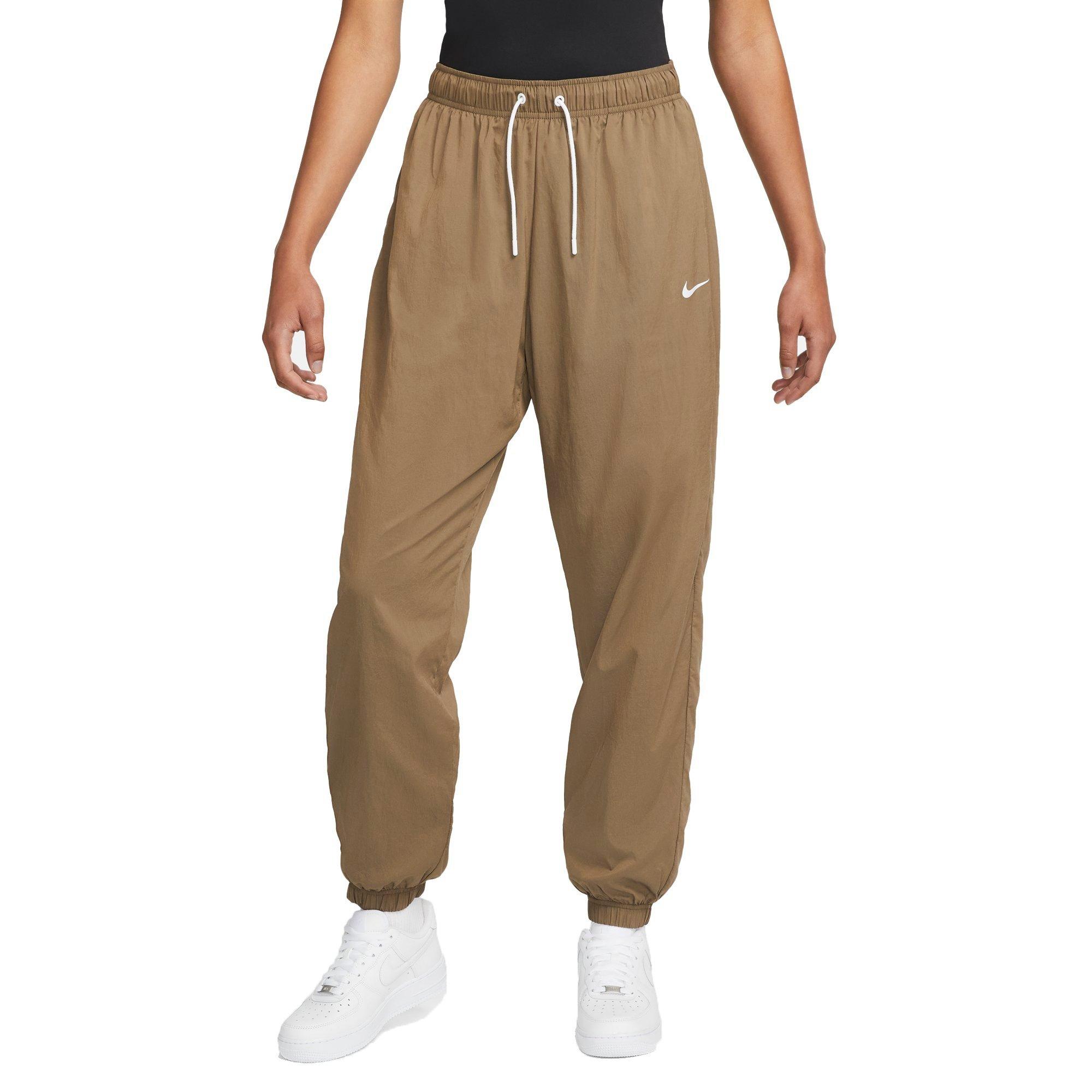 Nike Women's Sportswear Oversized Woven Joggers - BROWN Thumbnail View 1