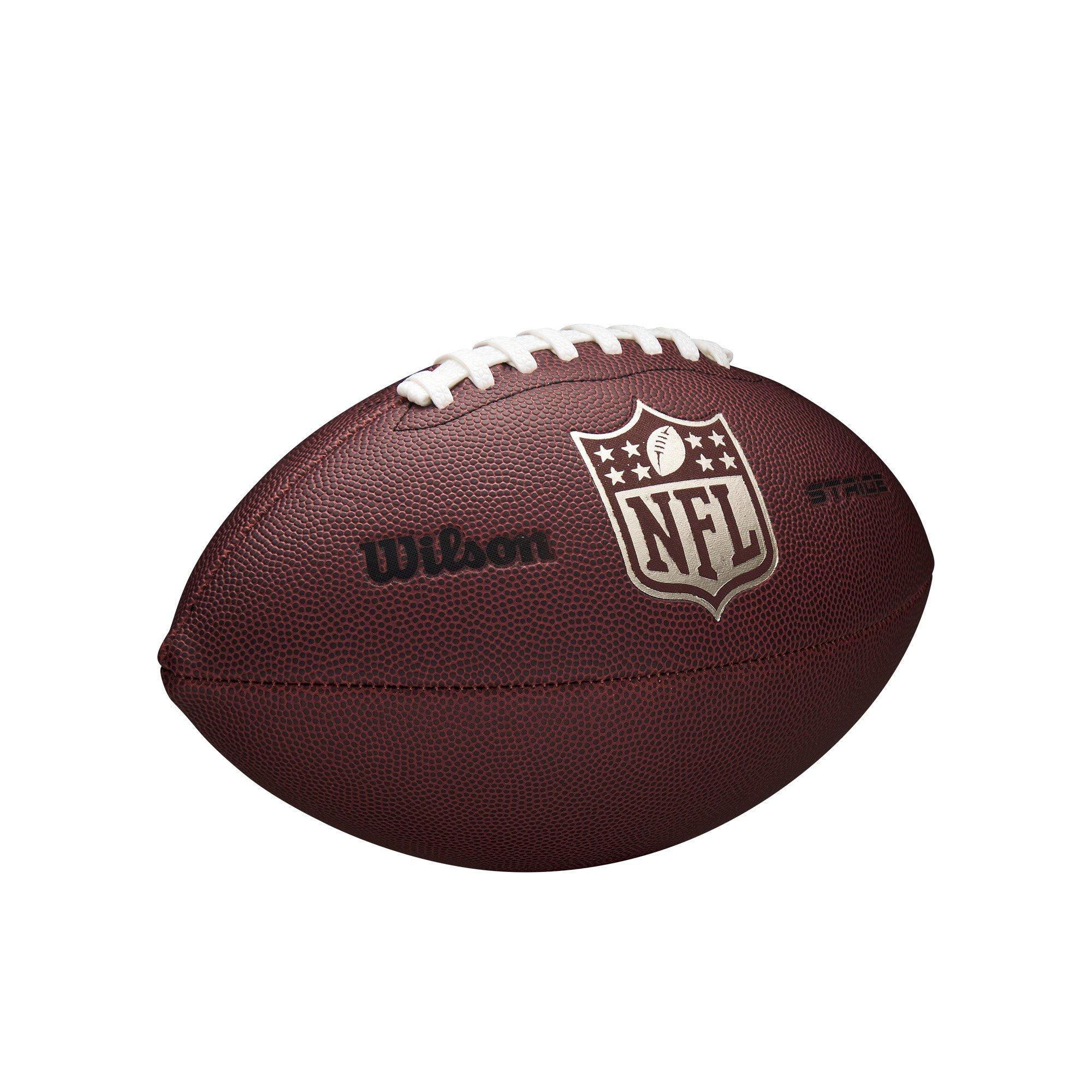 Wilson Kids' NFL Stride Junior Football-Brown