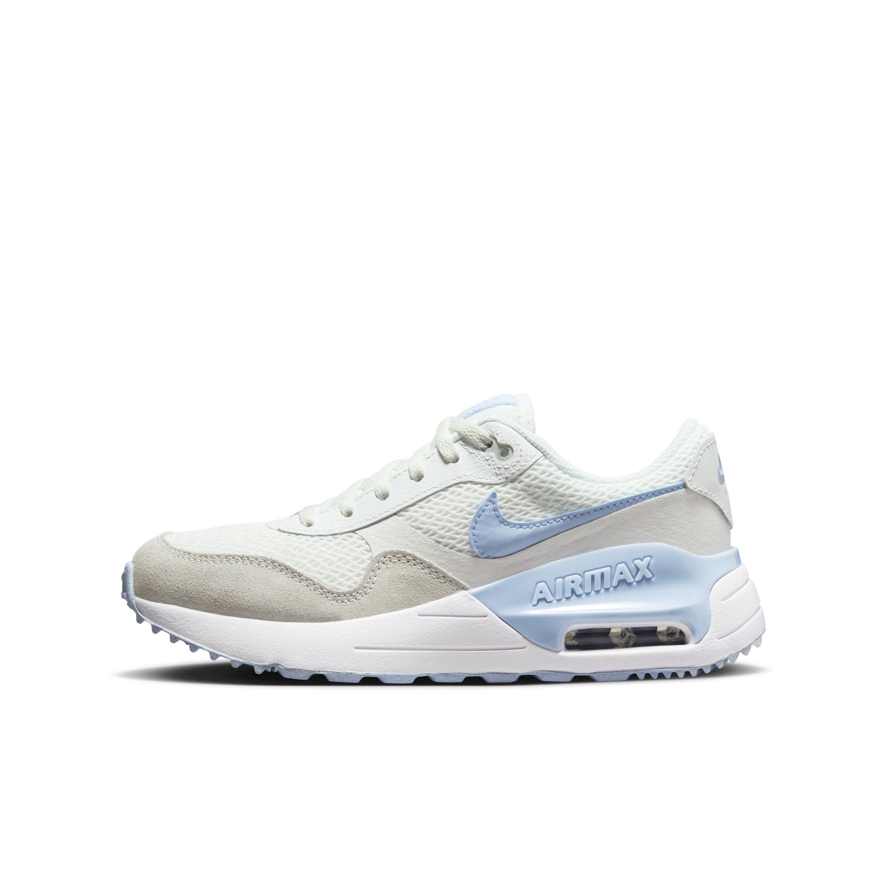 Nike Air Max SYSTM Grade School Girls' "Summit White/Cobalt Bliss/White" Shoe