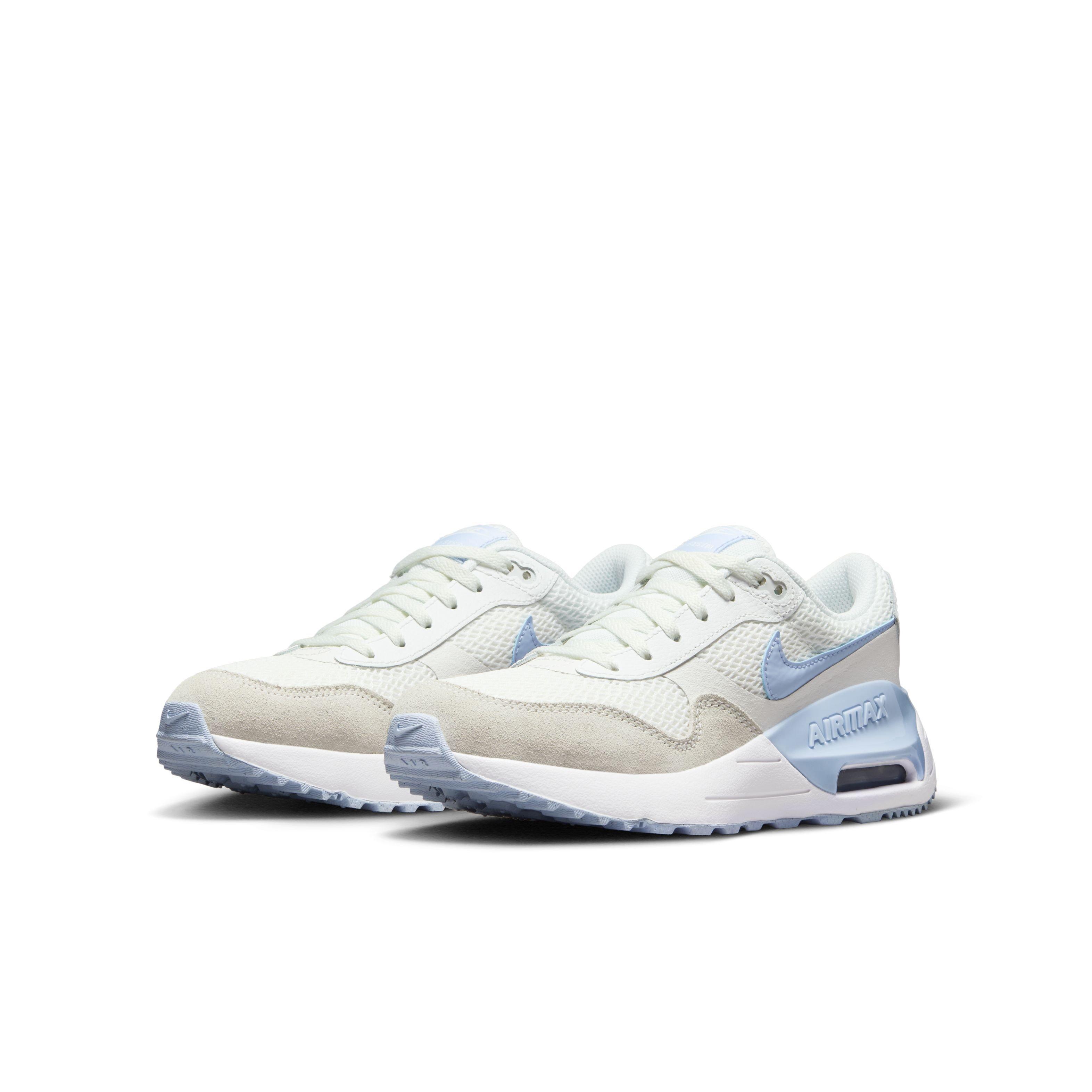 Nike Air Max SYSTM Grade School Girls' "Summit White/Cobalt Bliss/White" Shoe