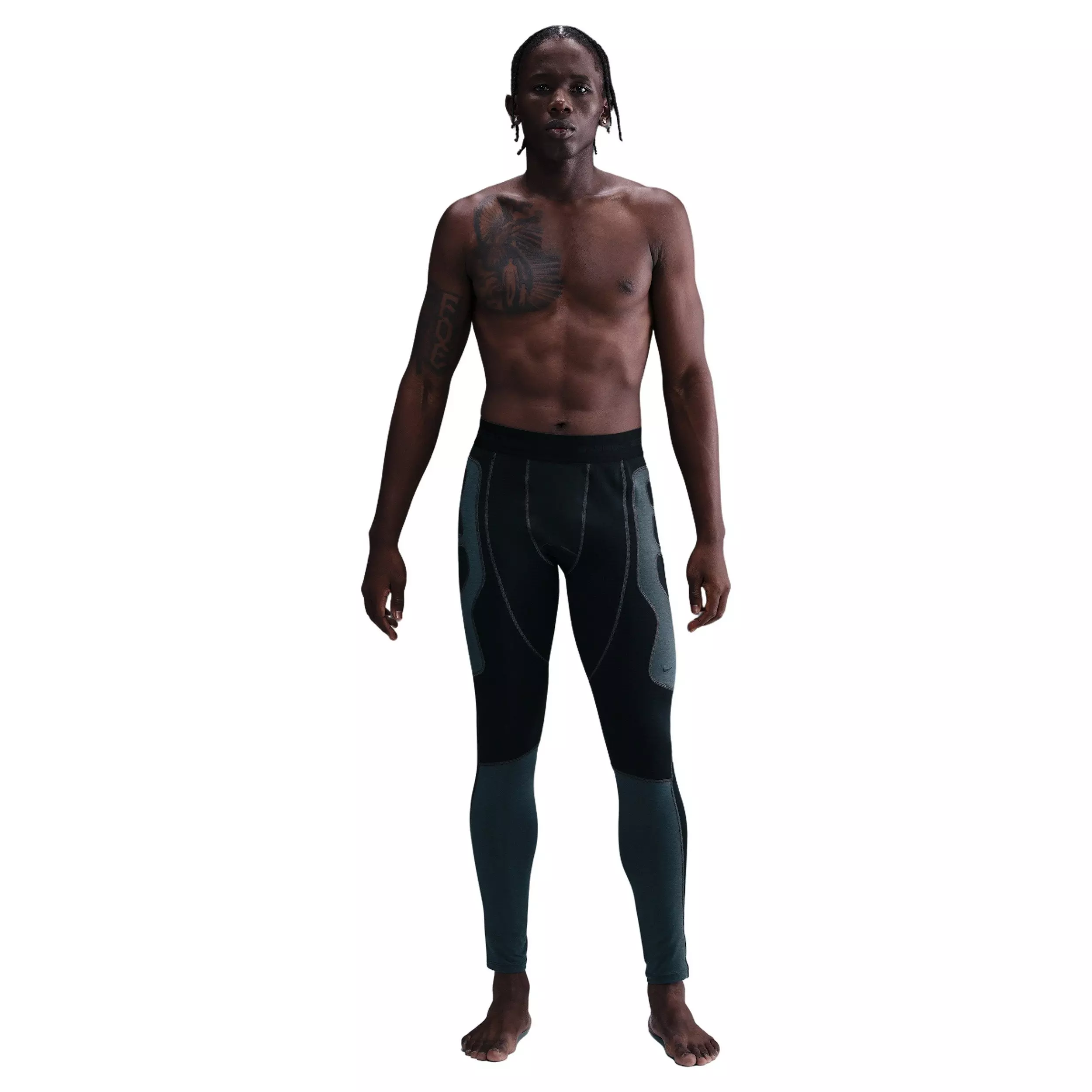Nike Men's Tech Therma-FIT Base Layer Tights - BLACK