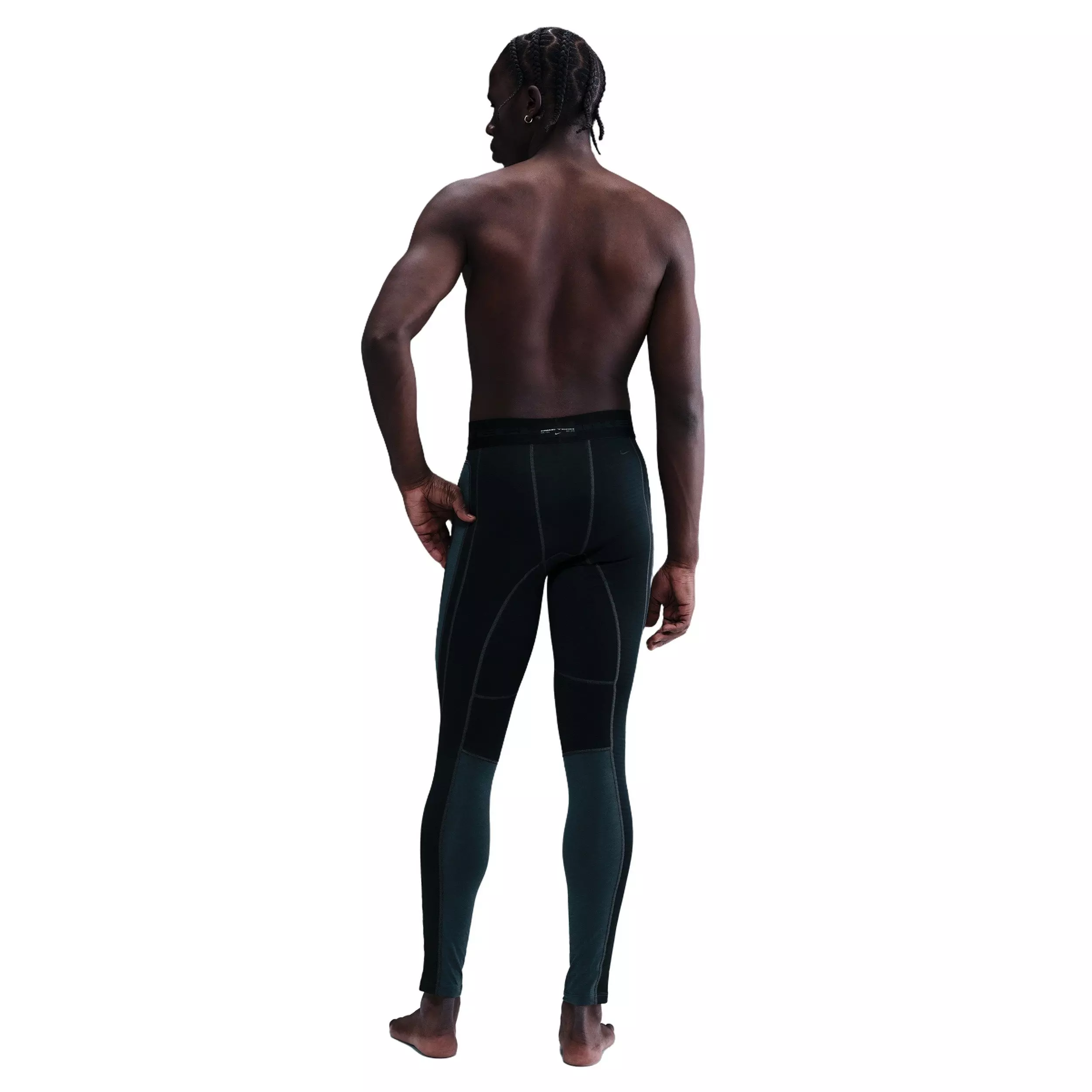 Nike Men's Tech Therma-FIT Base Layer Tights - BLACK