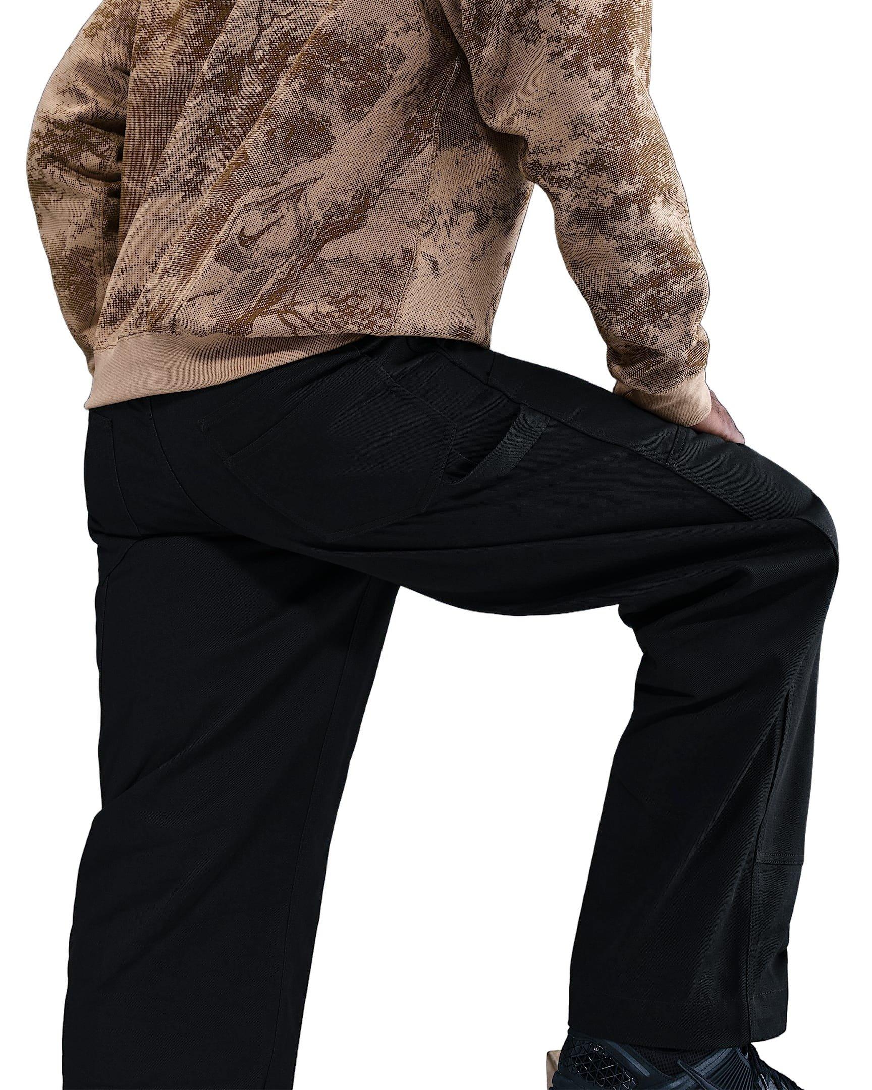 Nike Men's Life Painters Pants - Black - BLACK Thumbnail View 5