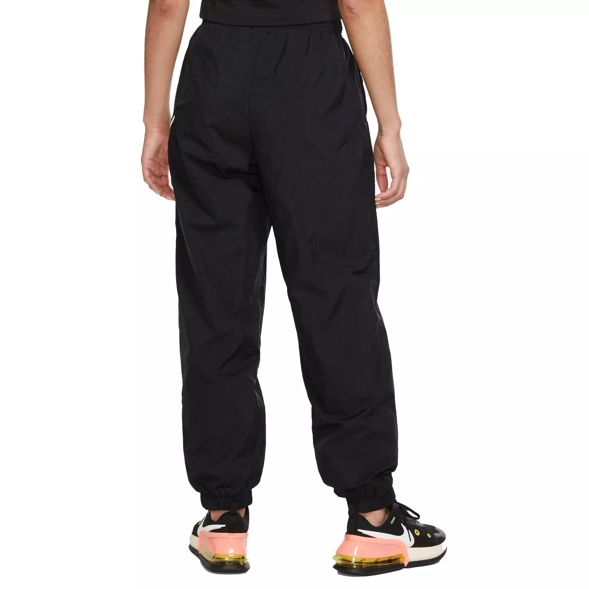 Nike Women's Sportswear Essential Easy Woven Mid-Rise Pants - BLACK