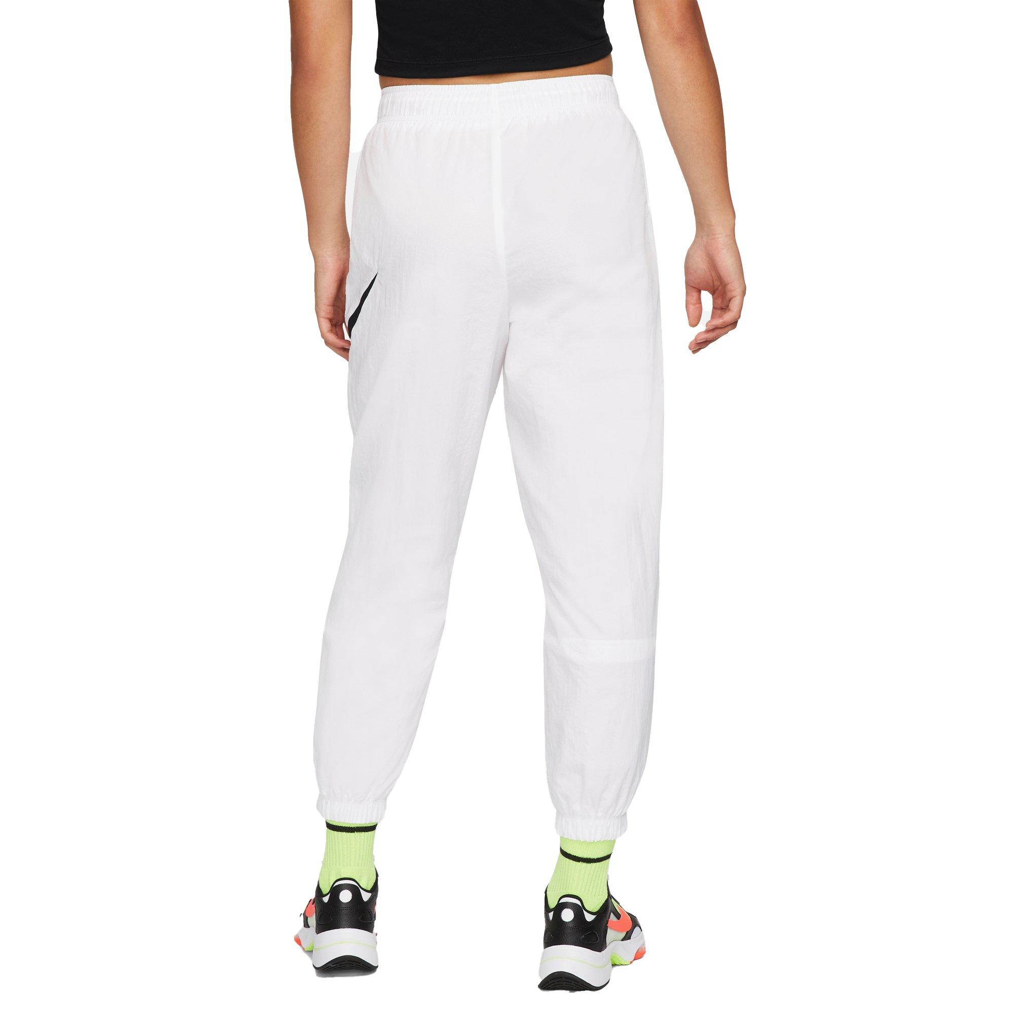 Nike Women's Sportswear Essential Easy Woven Mid-Rise Pants - BLACK Thumbnail View 2