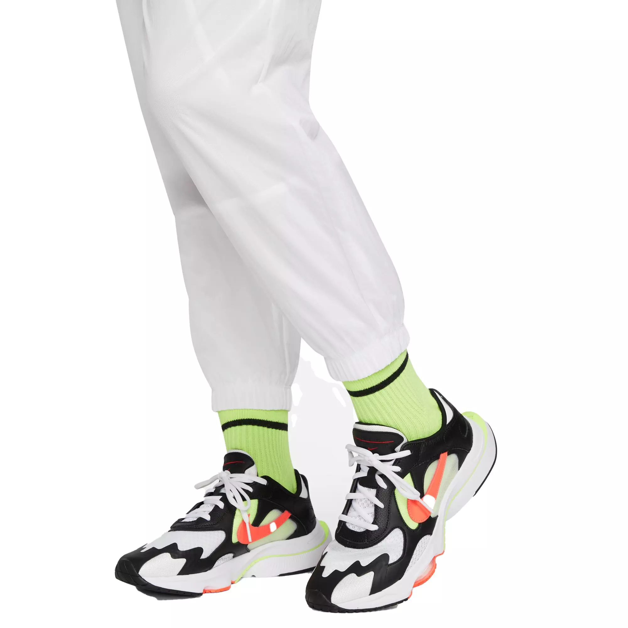 Nike Women's Sportswear Essential Easy Woven Mid-Rise Pants - BLACK