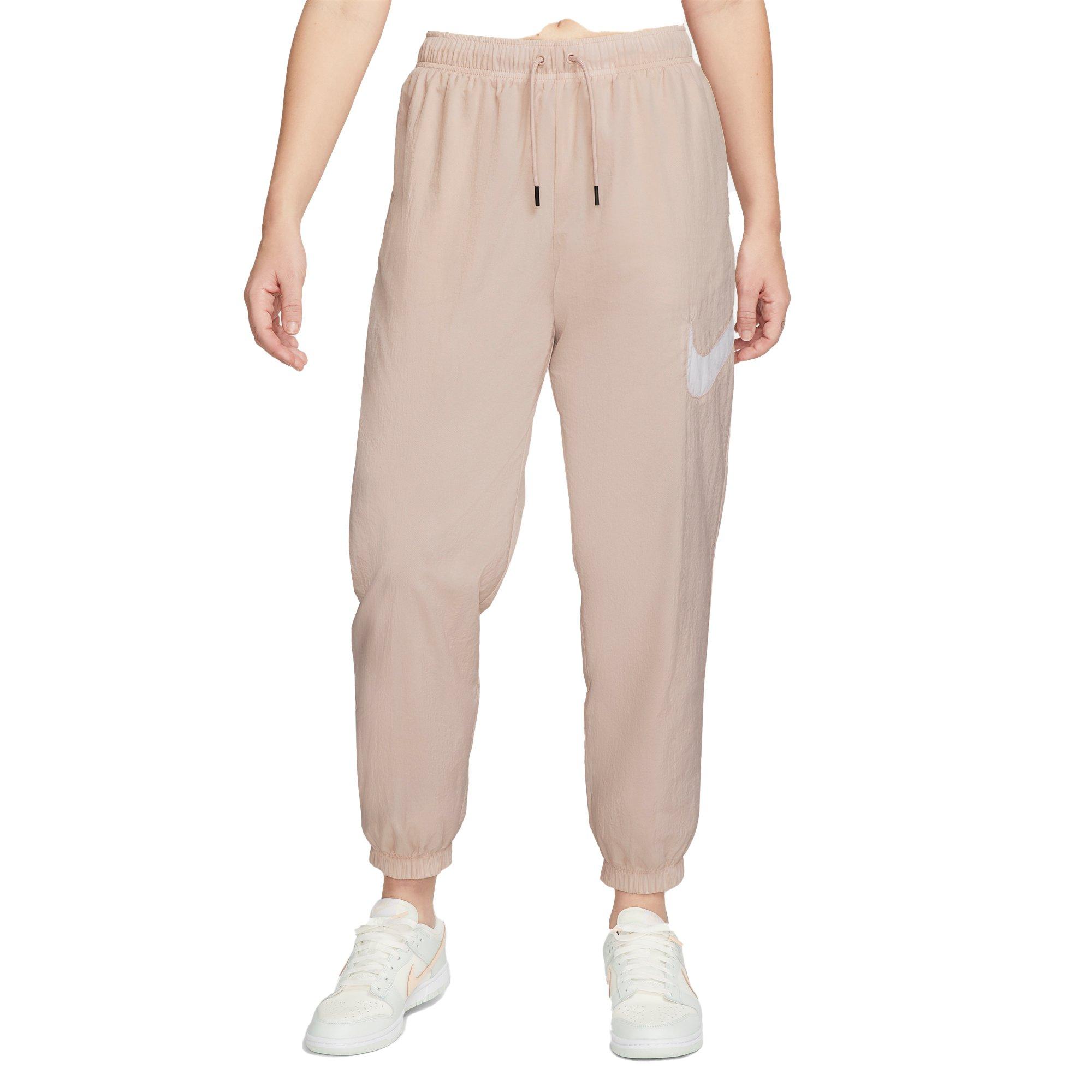 Nike Women's Sportswear Essential Easy Woven Mid-Rise Pants - PINK Thumbnail View 1