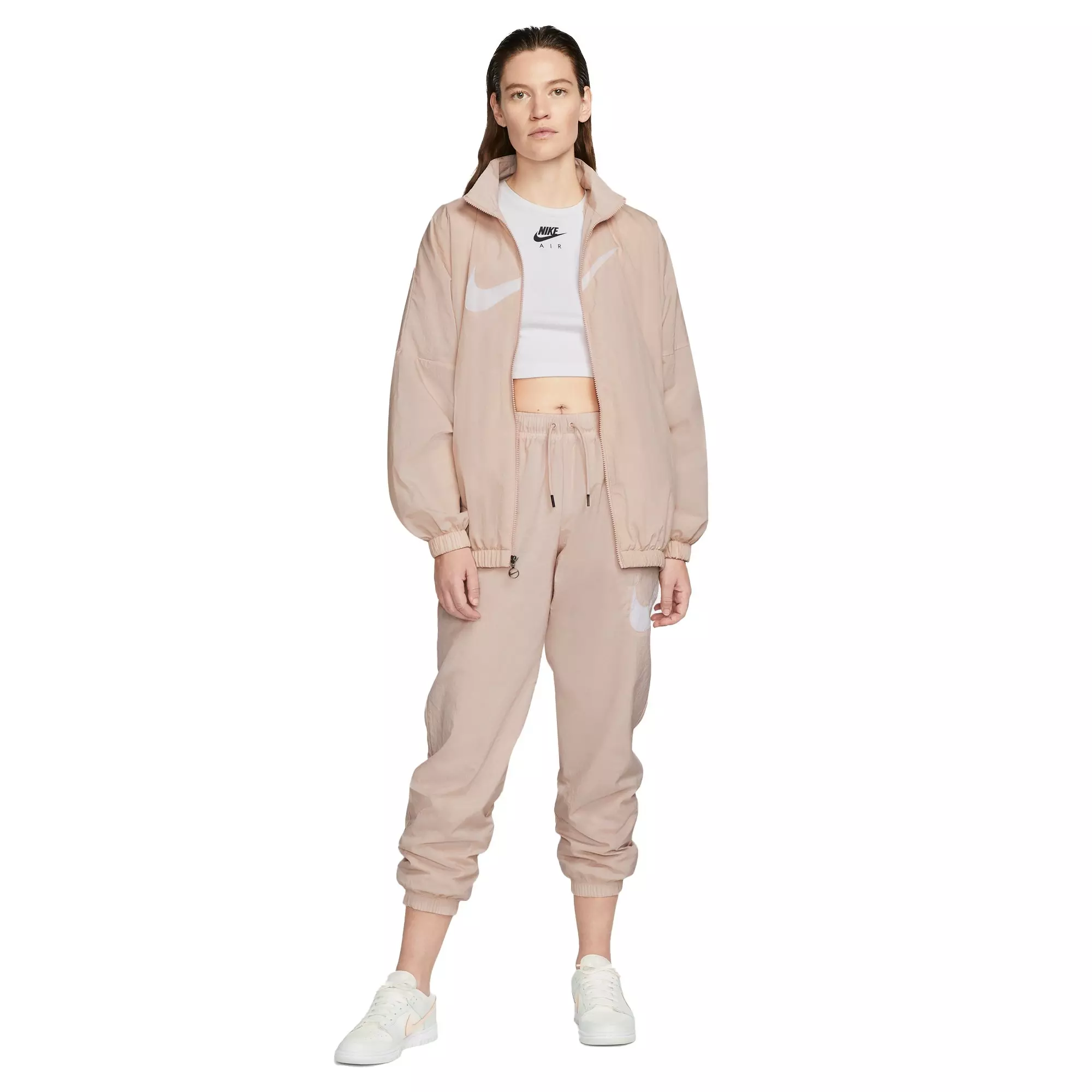 Nike Women's Sportswear Essential Easy Woven Mid-Rise Pants - PINK