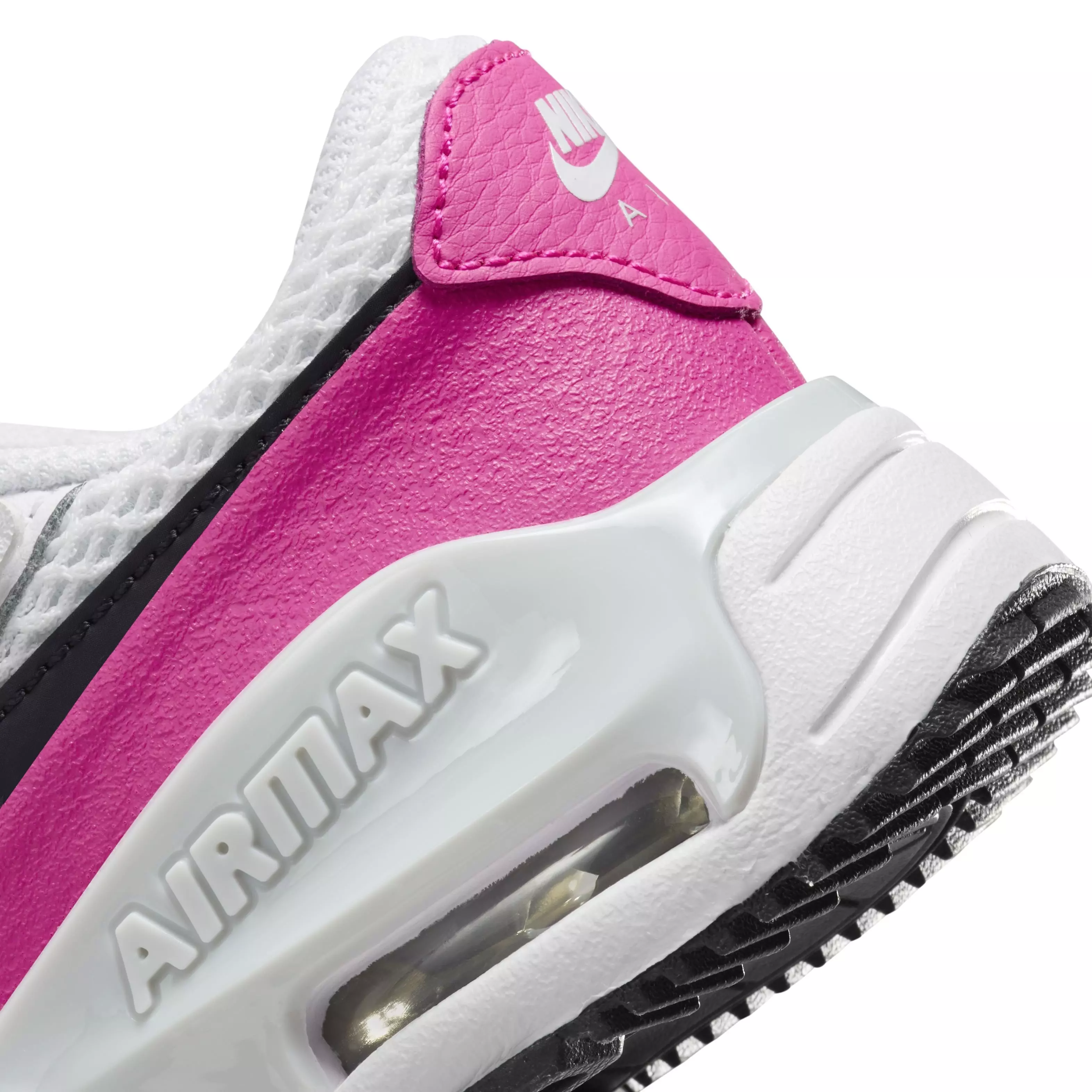 Nike Air Max SYSTM "White/Obsidian/Fierce Pink/Pure Platinum" Preschool Girls' Shoe - WHITE/OBSIDIAN/PINK/PLATINUM