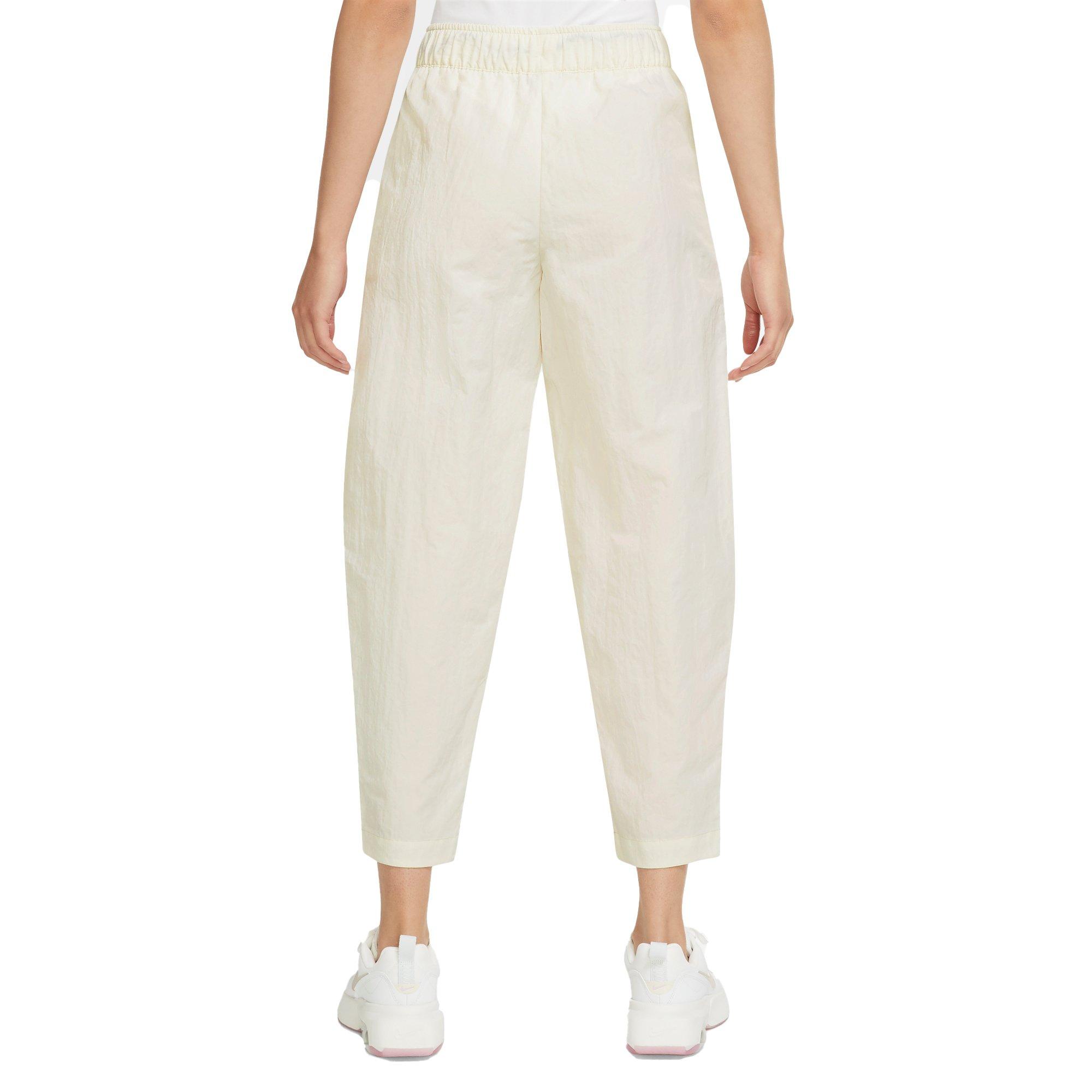 Nike Women's Sportswear Swoosh Woven High-Rise Pants - GREY Thumbnail View 2