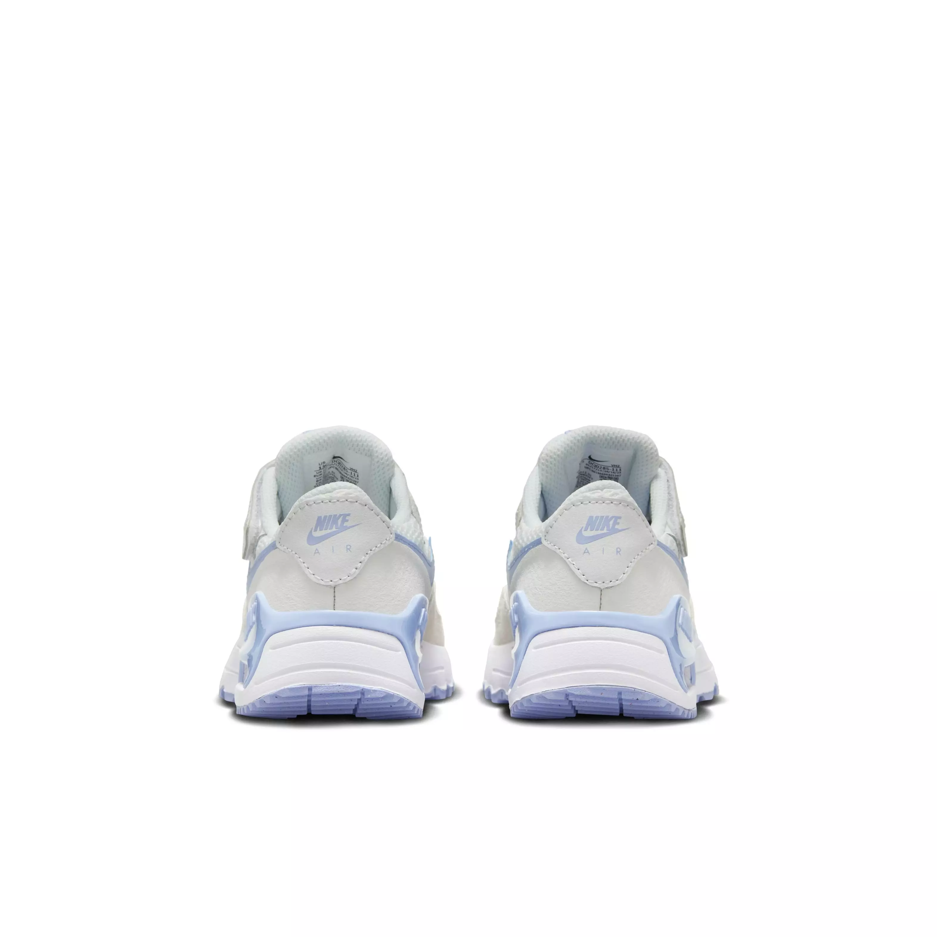 Nike Air Max SYSTM "Summit White/Cobalt Bliss/White" Preschool Girls' Shoe - WHITE/COBALT/WHITE