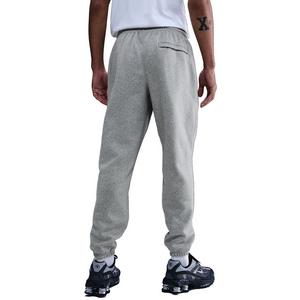 Nike Men's Club Cuffed Brushed Fleece Pants - Grey