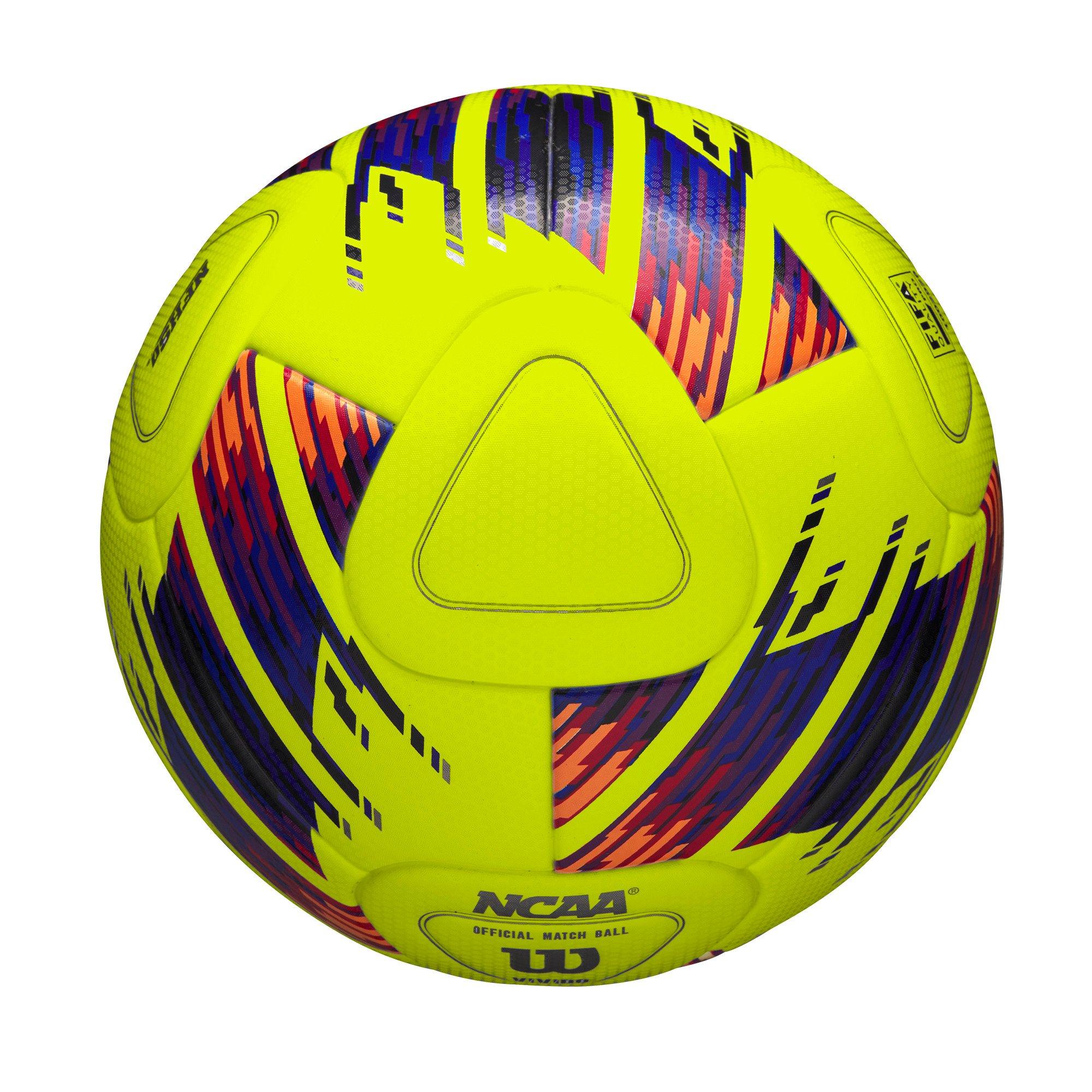 Wilson NCAA Vivido Soccer Ball-Optic Yellow