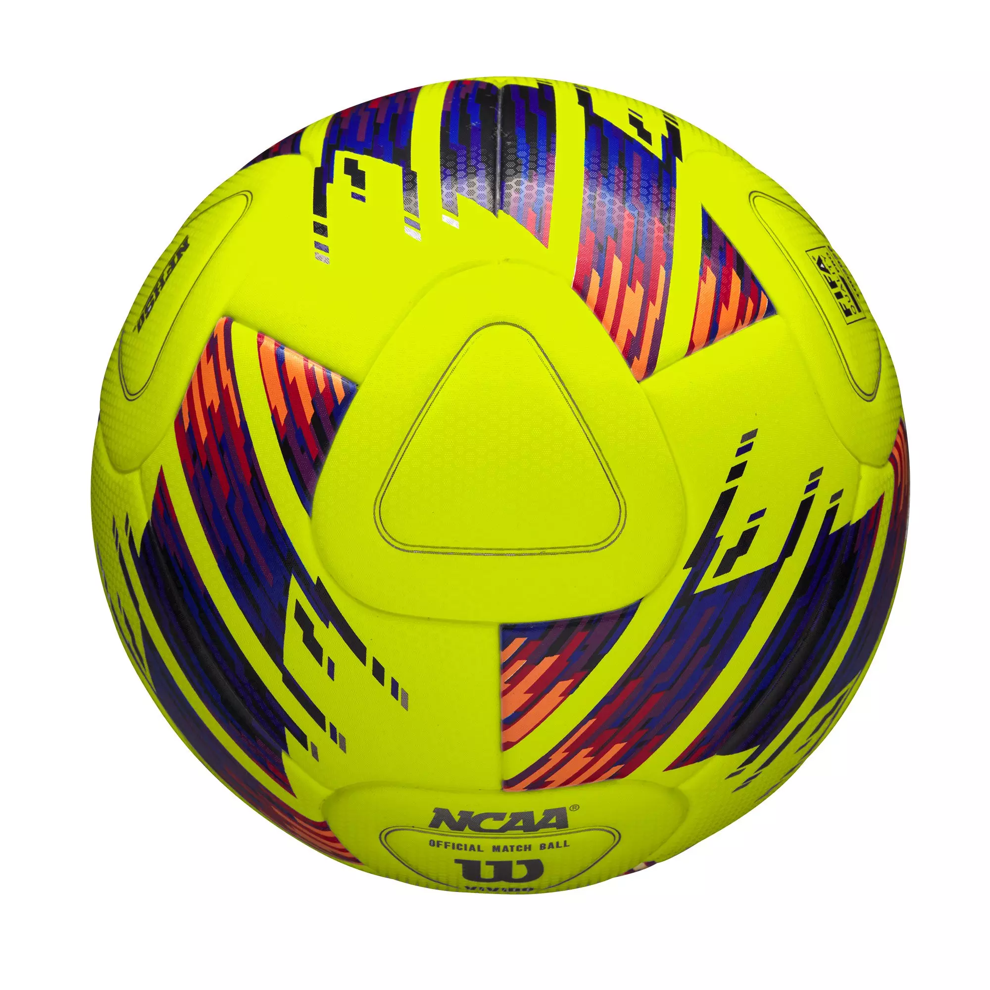 Wilson NCAA Vivido Soccer Ball-Optic Yellow - YELLOW