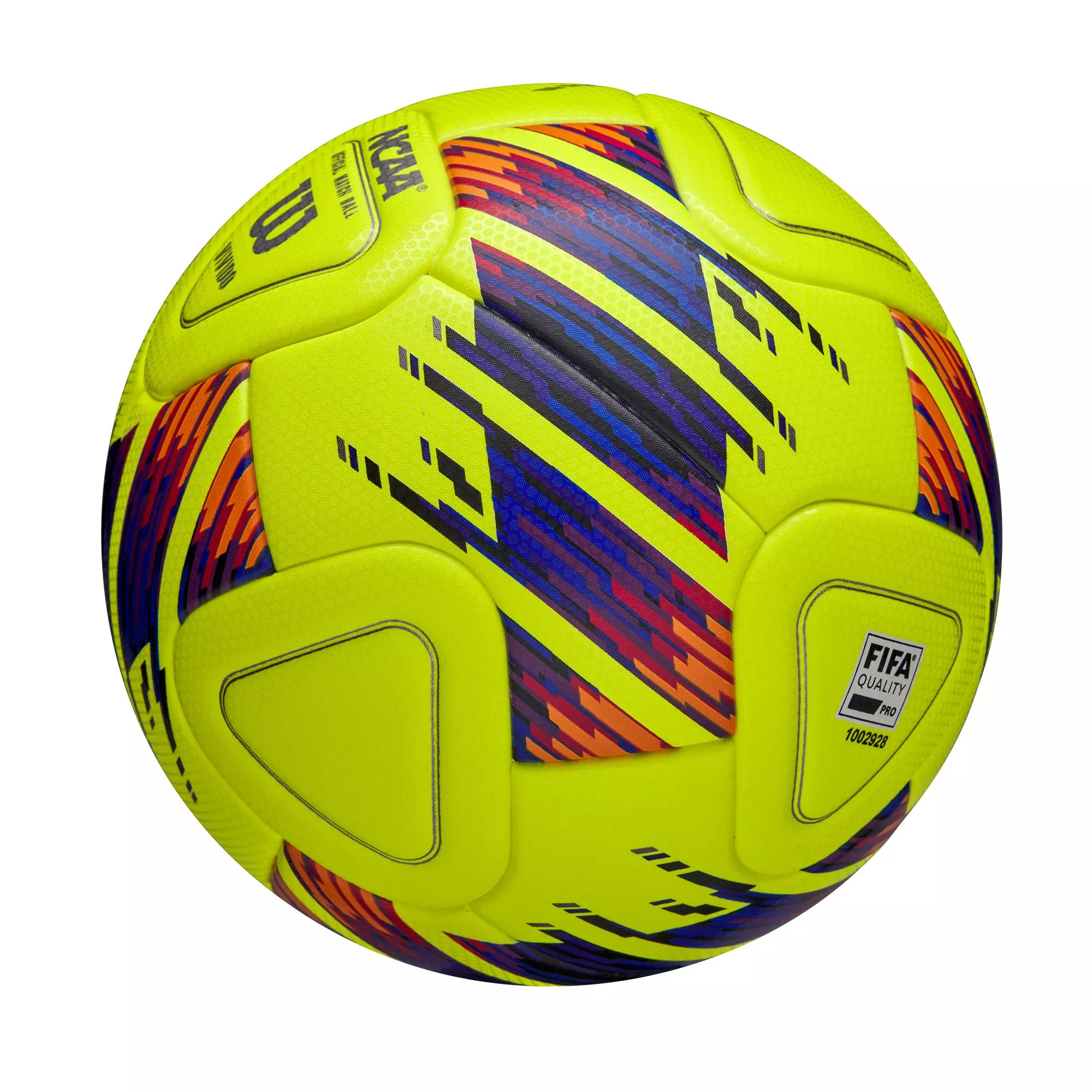 Wilson NCAA Vivido Soccer Ball-Optic Yellow - YELLOW
