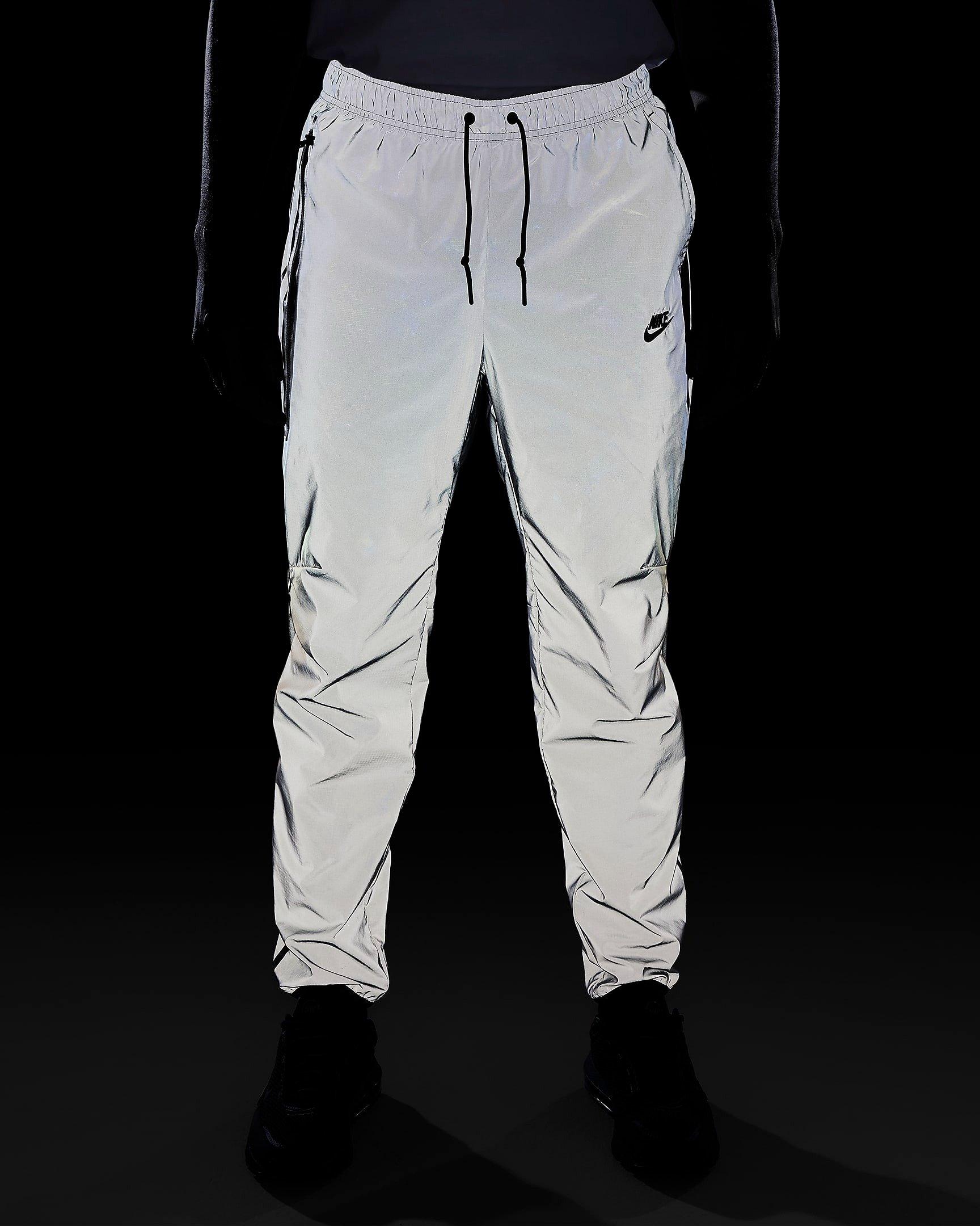 Nike Men's Tech Woven Reflective Design Pants - Grey - GREY Thumbnail View 3