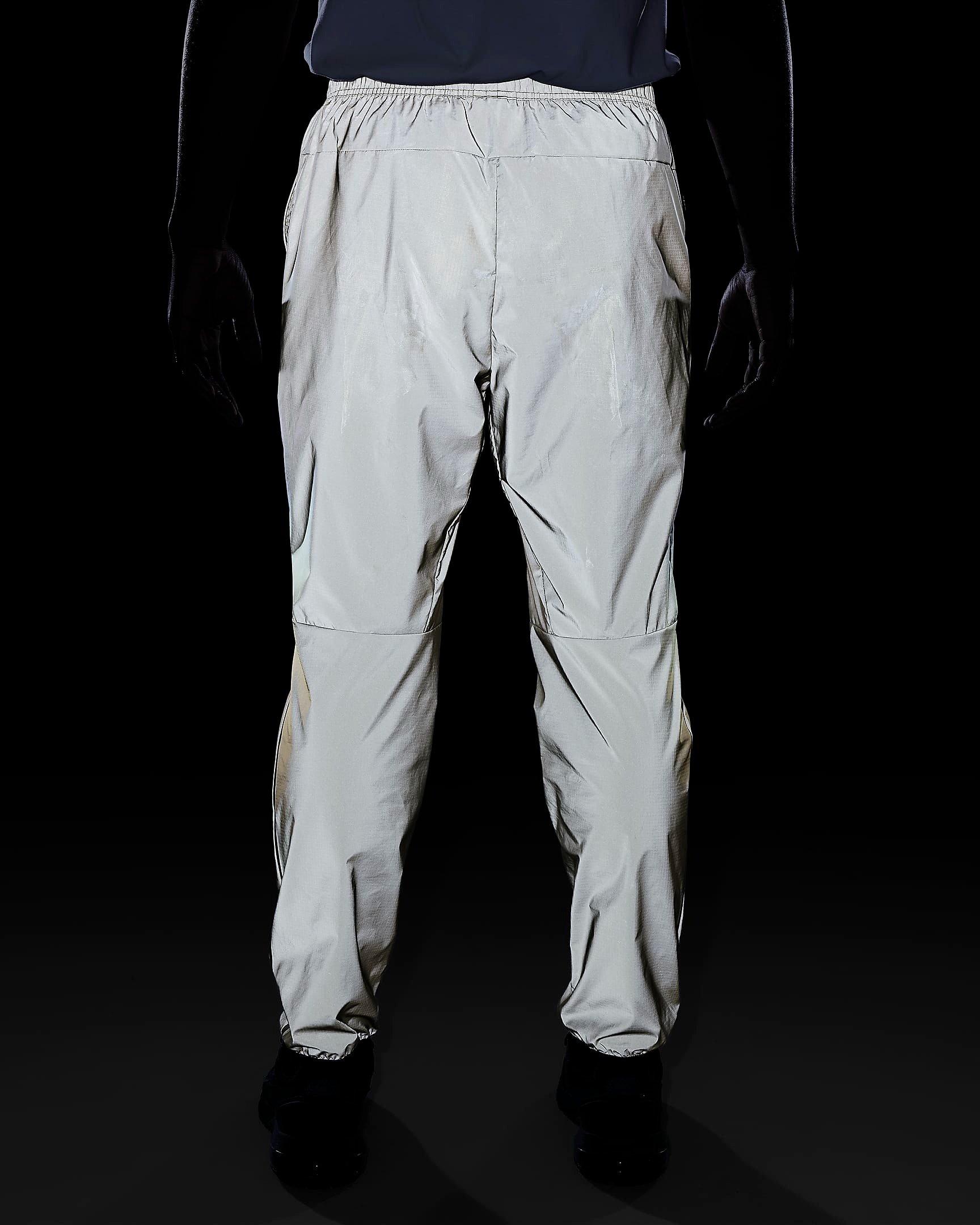 Nike Men's Tech Woven Reflective Design Pants - Grey - GREY Thumbnail View 4