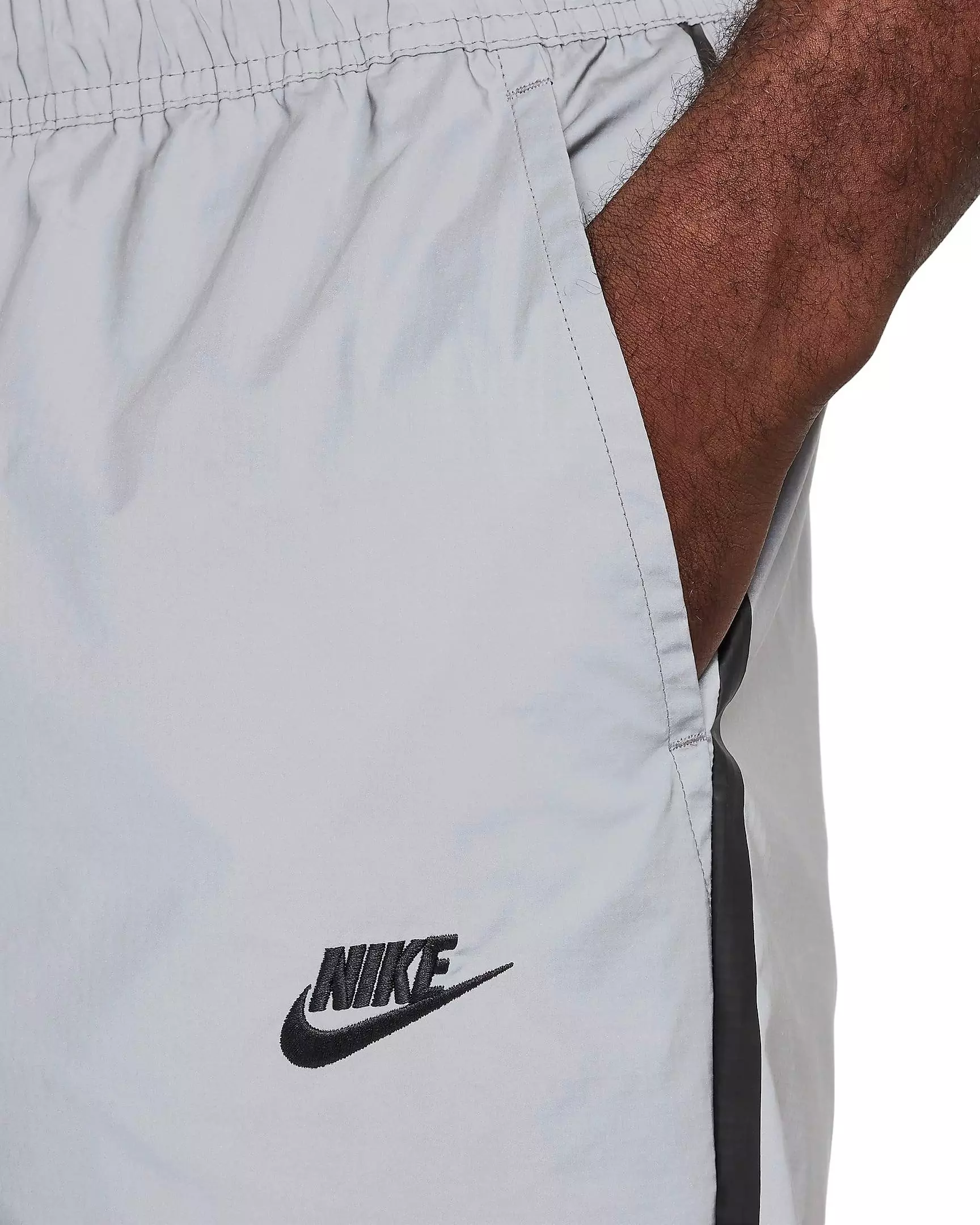 Nike Men's Tech Woven Reflective Design Pants - Grey - GREY
