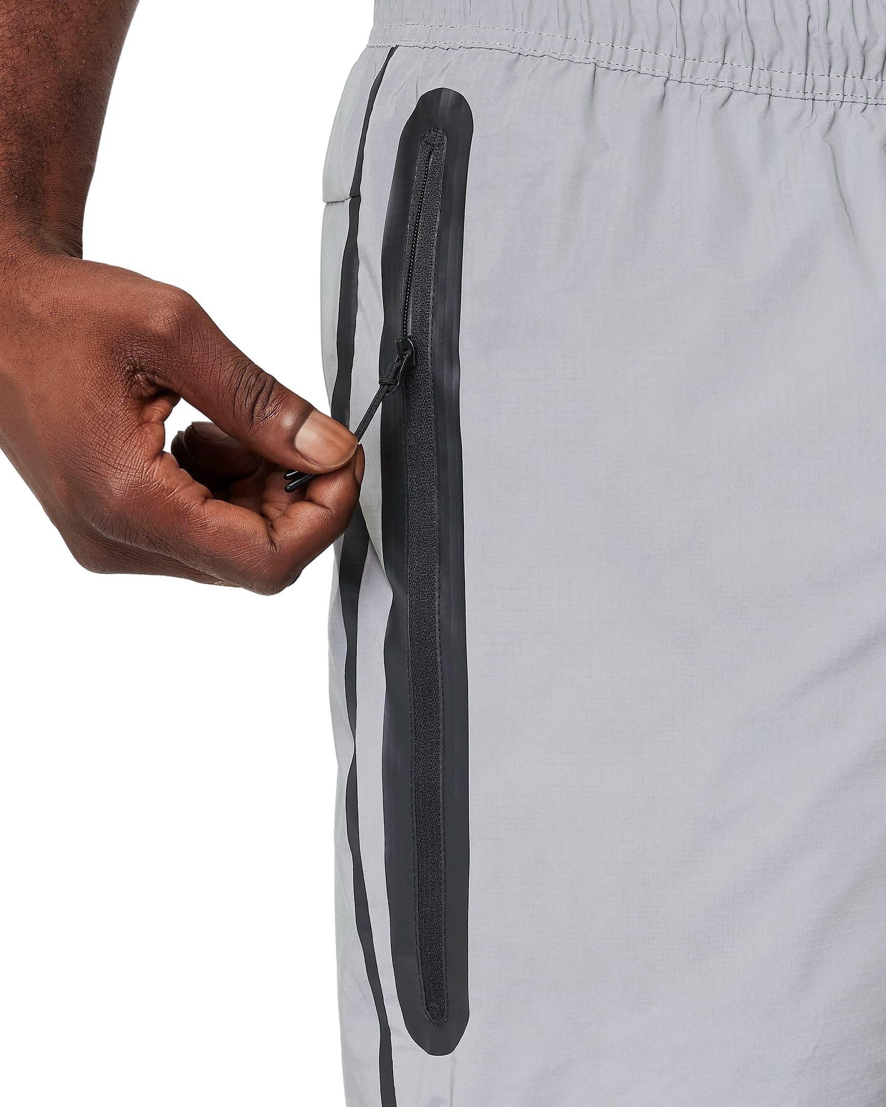 Nike Men's Tech Woven Reflective Design Pants - Grey - GREY Thumbnail View 6
