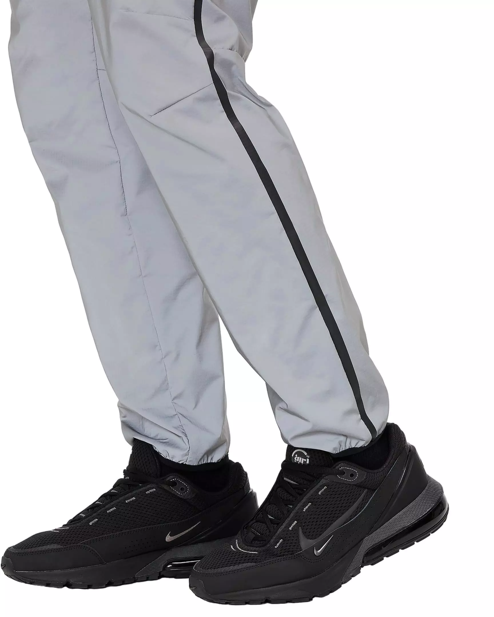 Nike Men's Tech Woven Reflective Design Pants - Grey - GREY