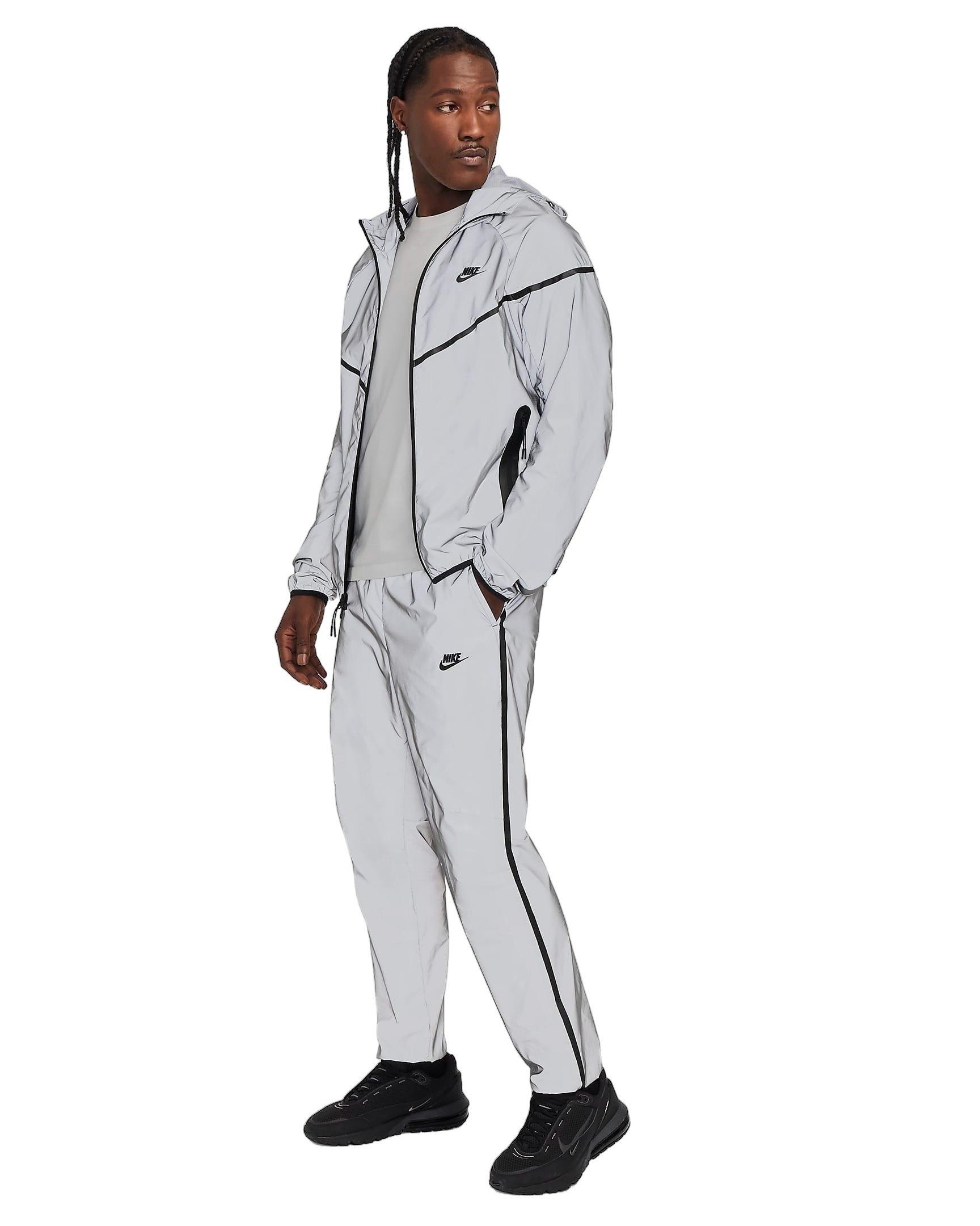 Nike Men's Tech Woven Reflective Design Pants - Grey - GREY Thumbnail View 8