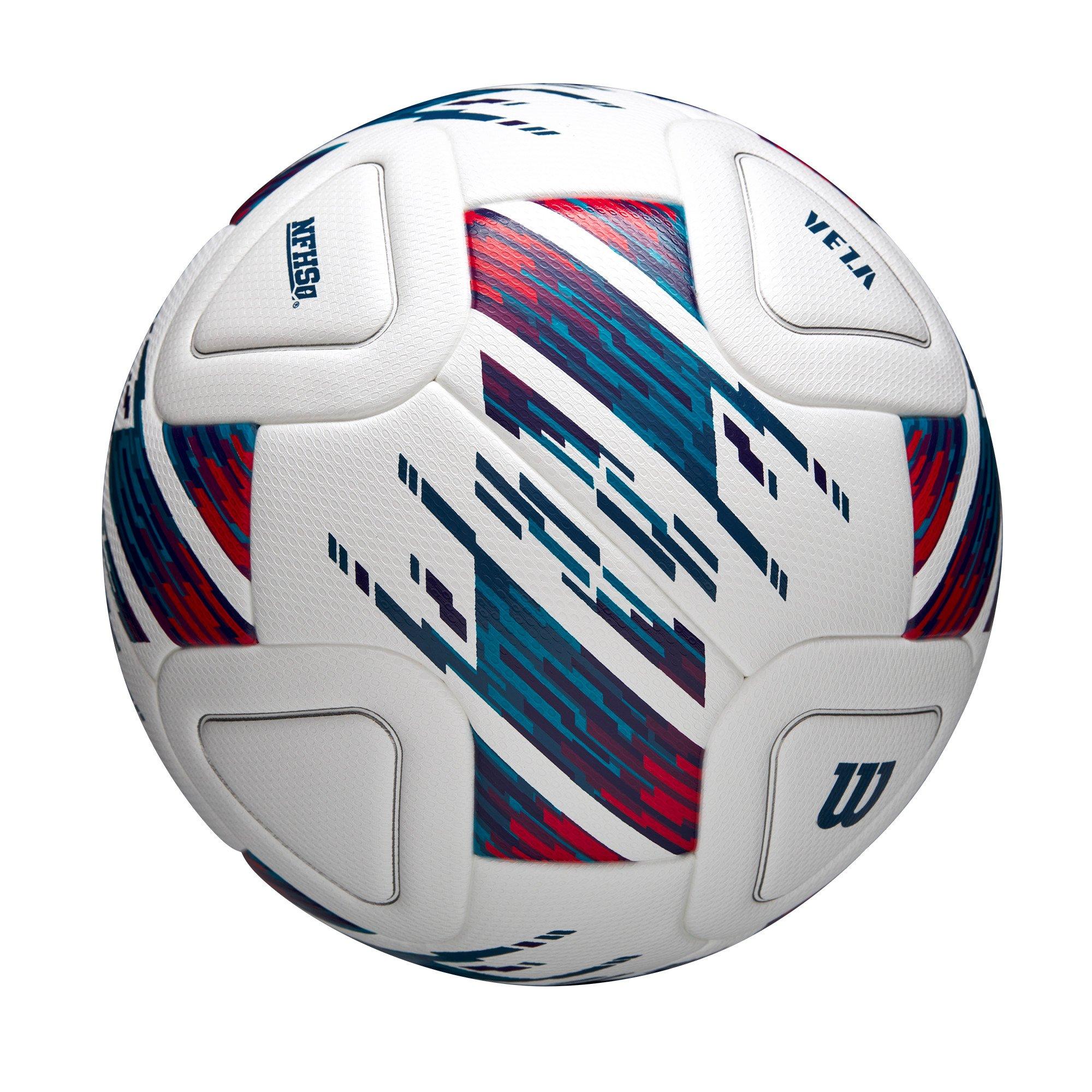 Wilson NCAA Veza Soccer Ball-White/Blue/Purple